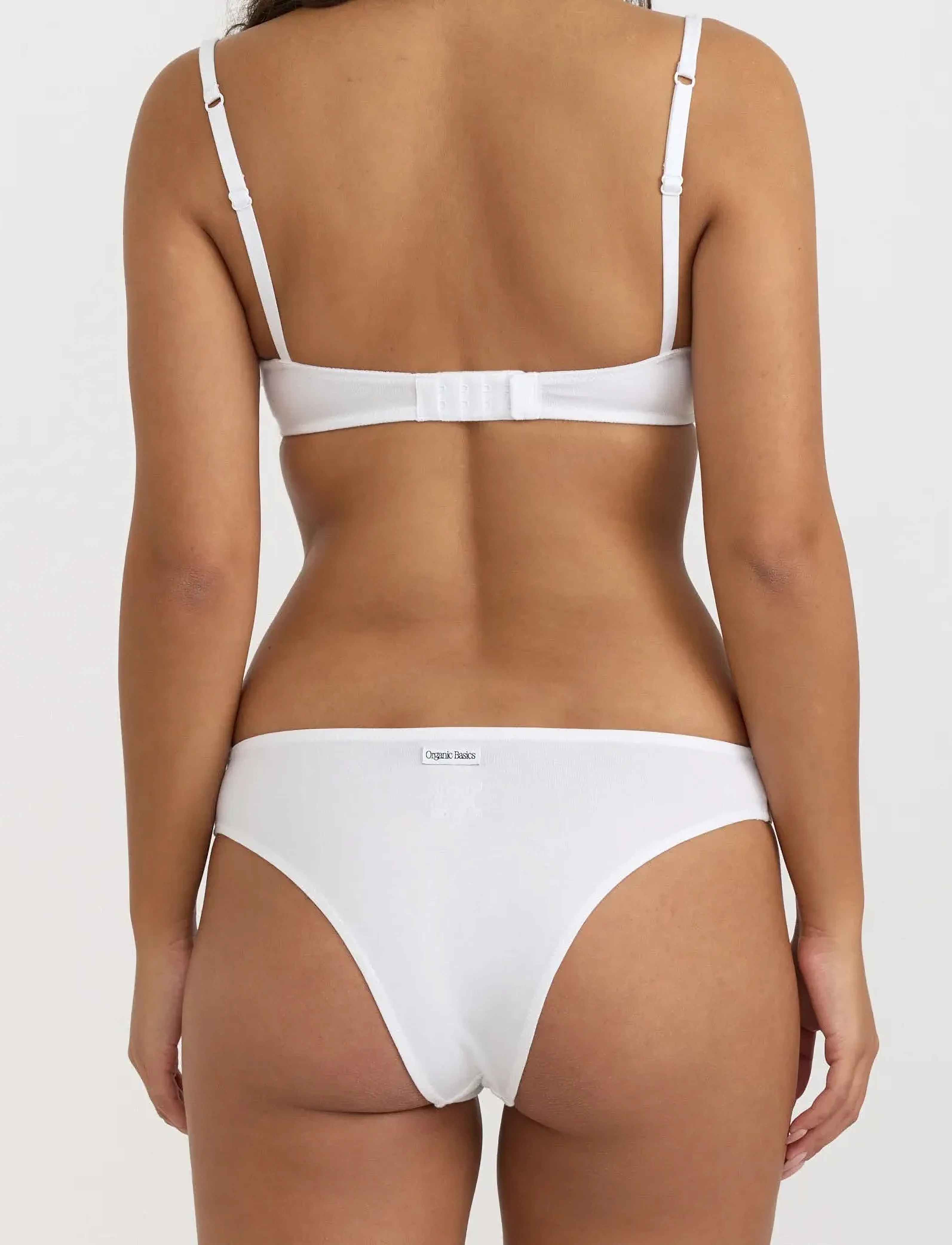 Organic Basics - Core Icon Balconette Bra - bh's - white - 4