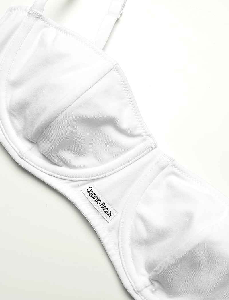 Organic Basics - Core Icon Balconette Bra - balconette-rinnahoidjad - white - 5