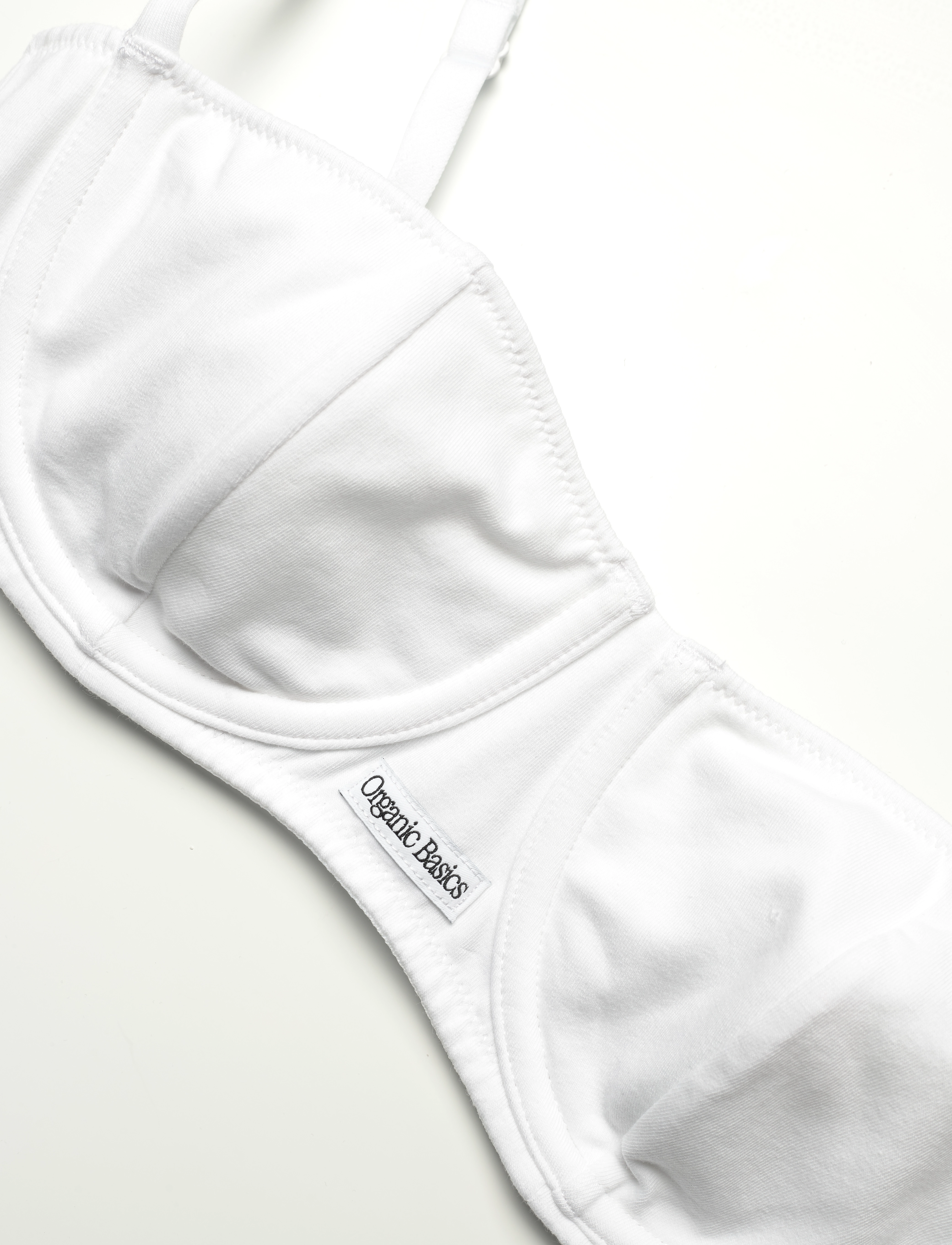 Organic Basics - Core Icon Balconette Bra - bh's - white - 5