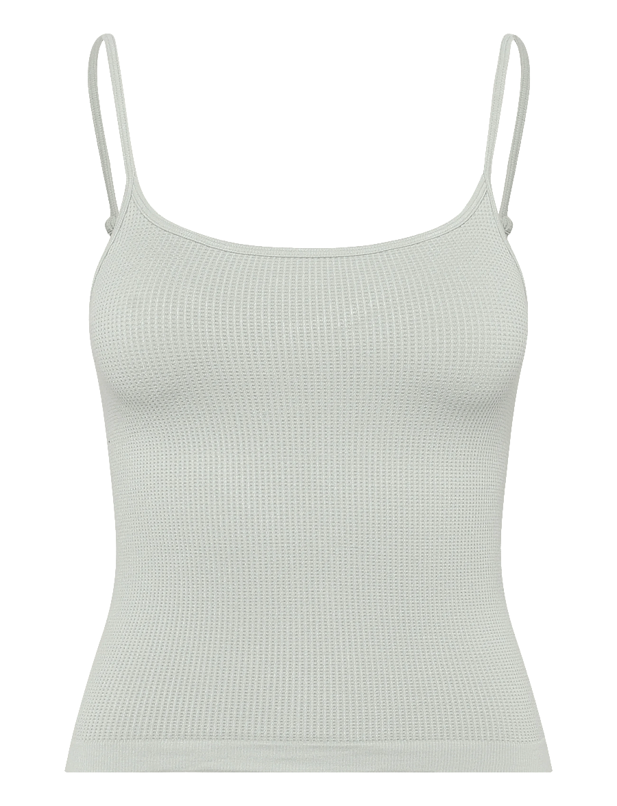 Organic Basics - Seamless Waffle Cami - oberteile - northern lights - 1