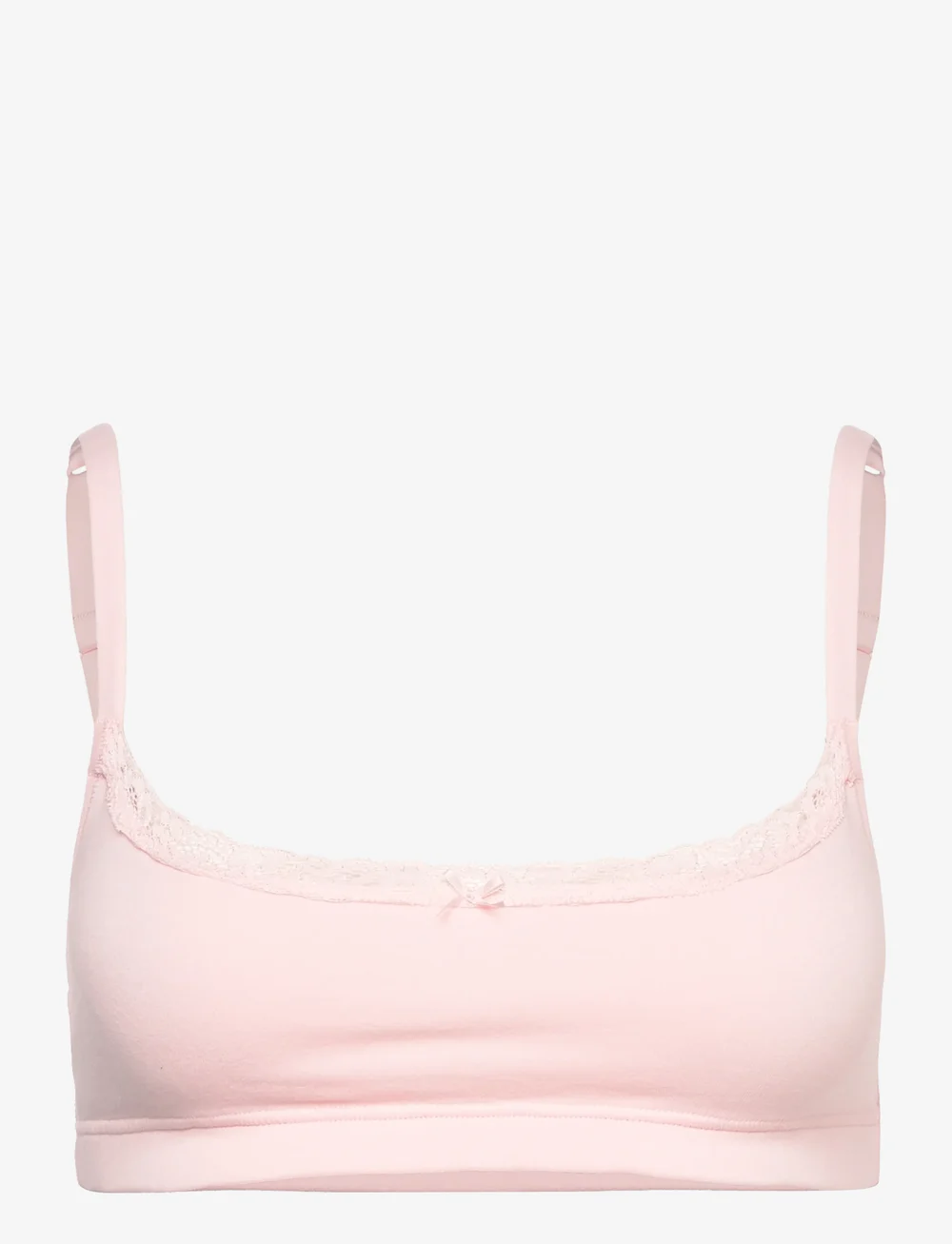 Organic Basics - Flex Lace Scoop Bralette - bralette - soft blush - 1