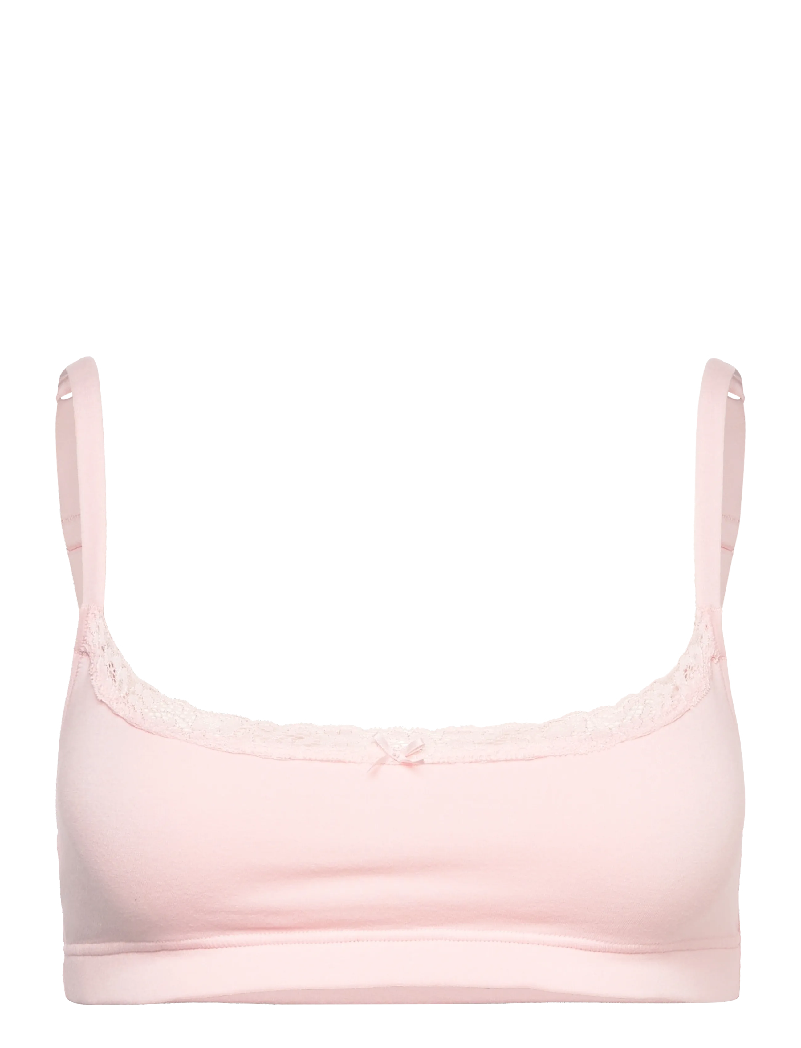 Organic Basics Flex Lace Scoop Bralette - BHs - SOFT BLUSH / pink/rose