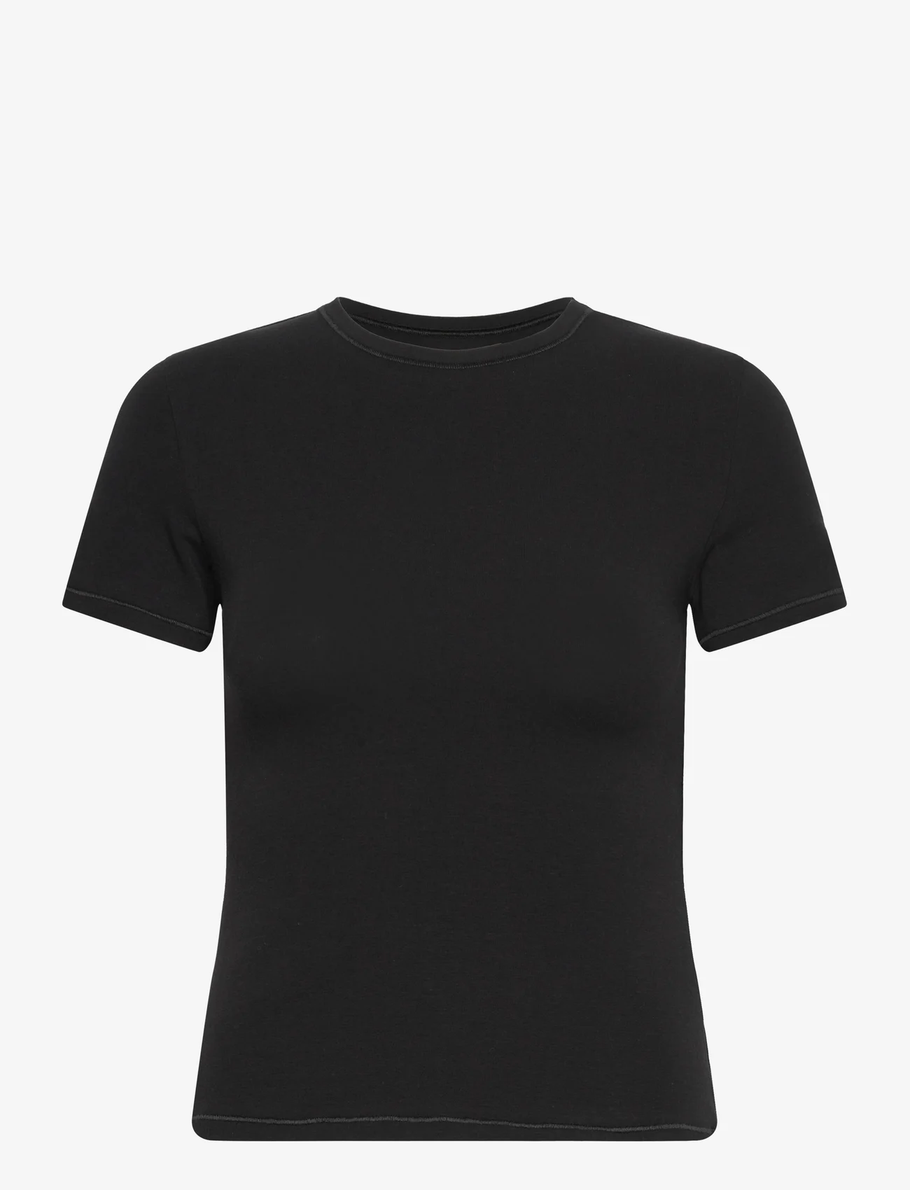 Organic Basics - Flex Tee - t-shirts - black - 1