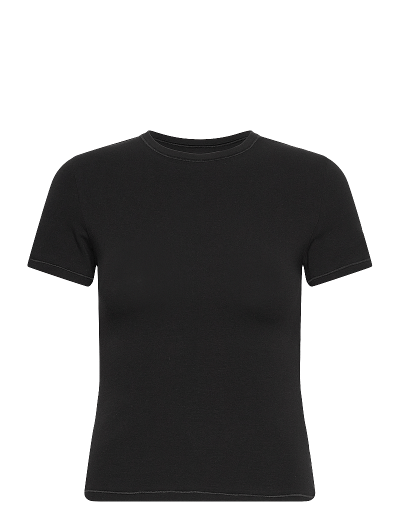 Organic Basics - Flex Tee - t-shirts - black - 1