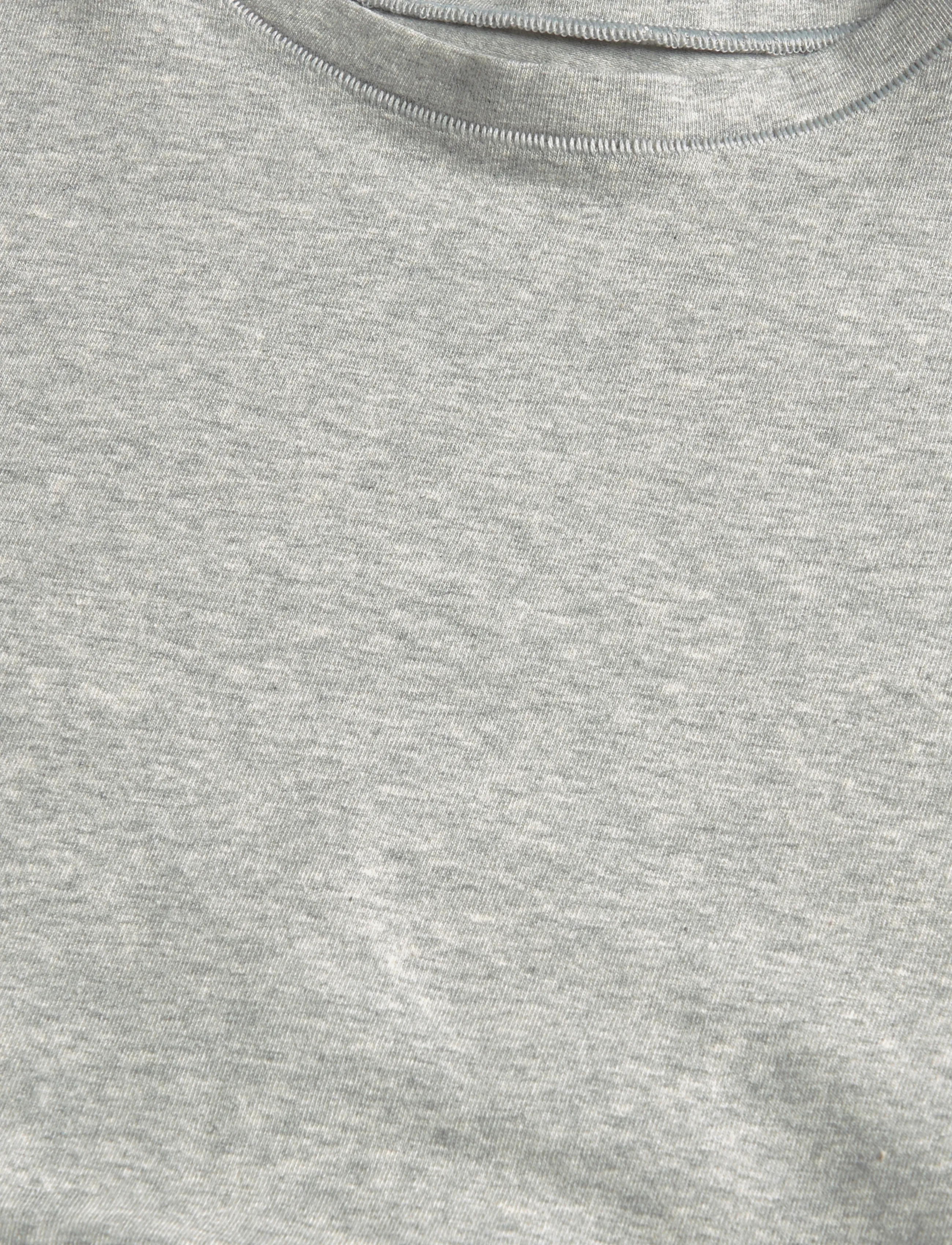 Organic Basics - Flex Tee - t-shirts - grey melange - 2