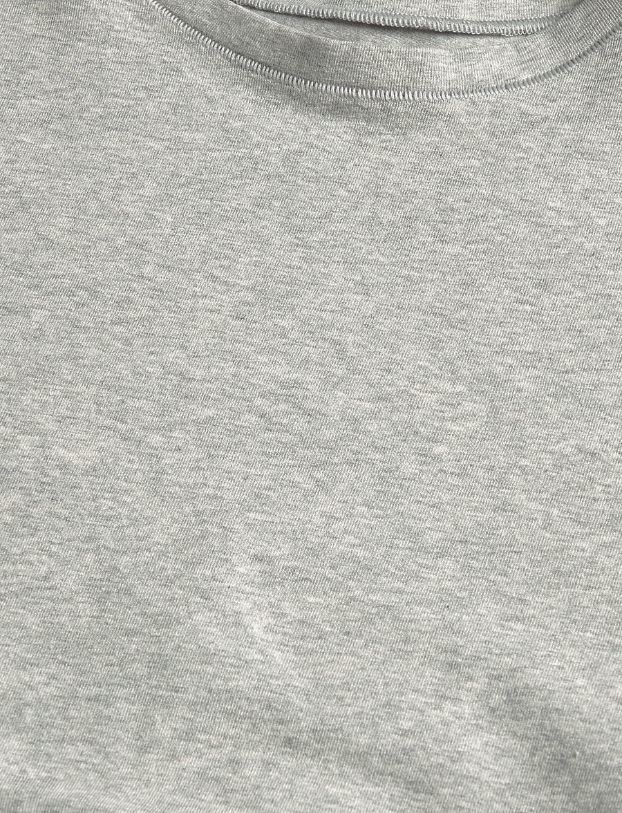 Organic Basics - Flex Tee - t-shirts - grey melange - 2