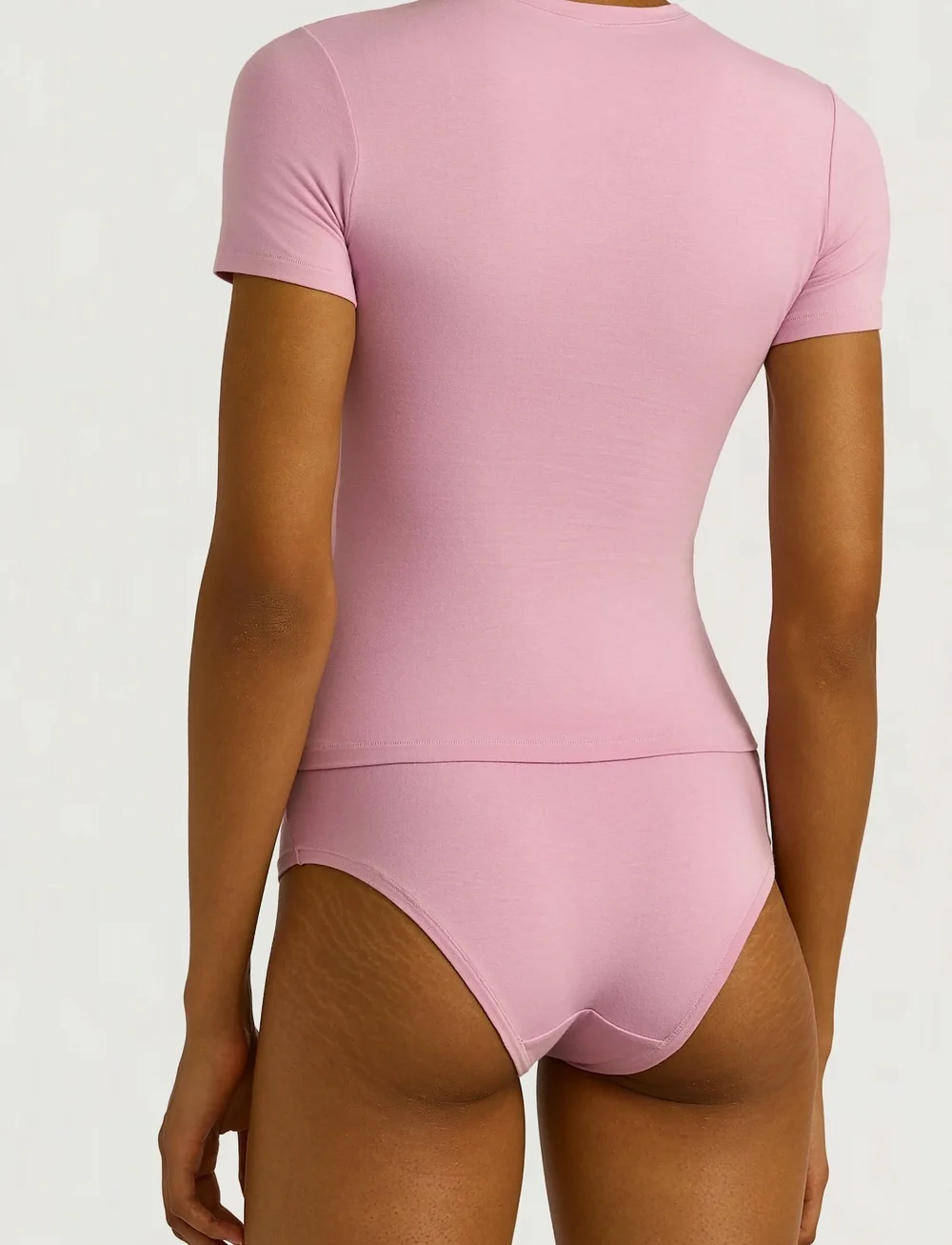 Organic Basics - Flex Tee - t-shirt & tops - lavender mist - 3