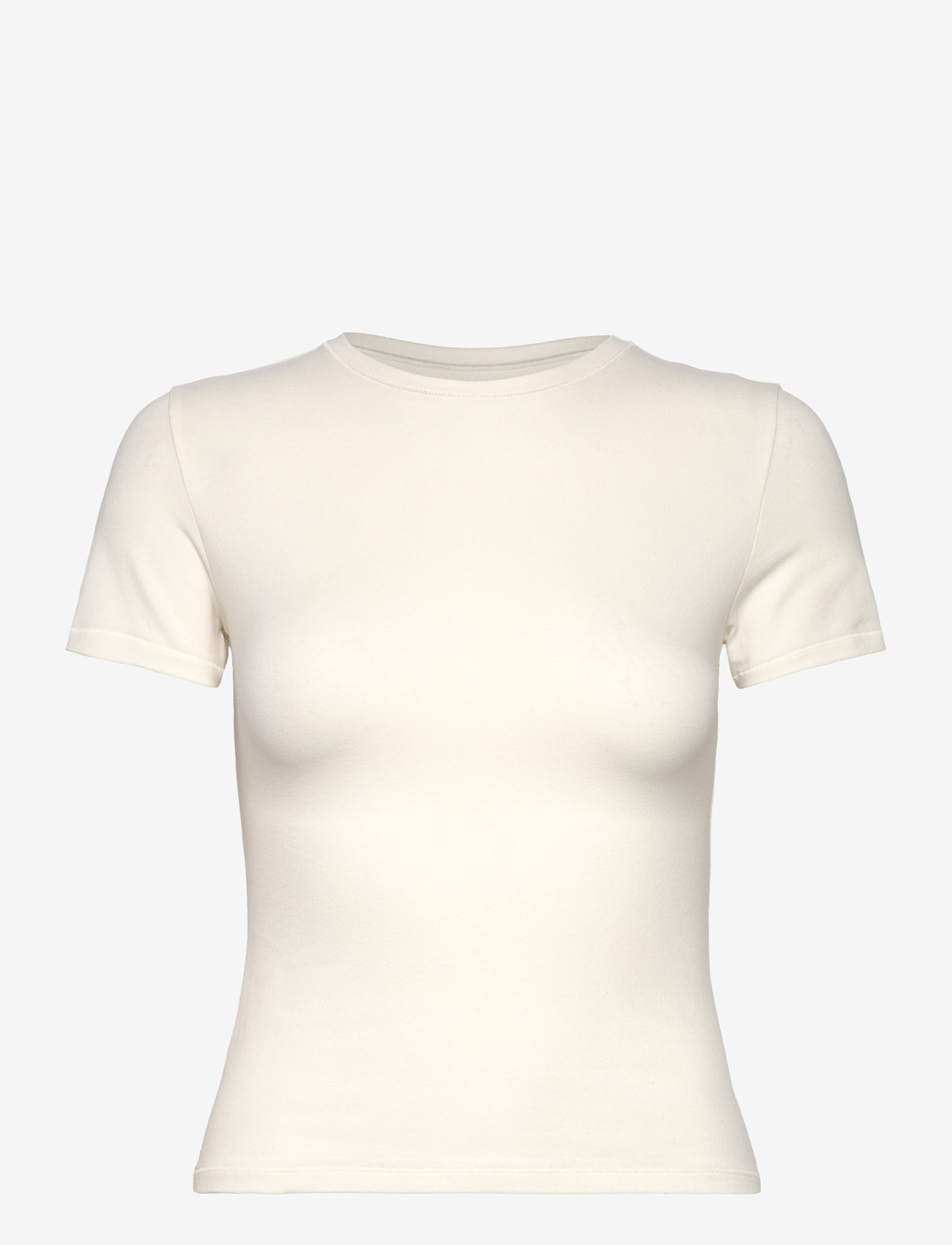 Organic Basics - Flex Tee - t-shirts - off white - 1