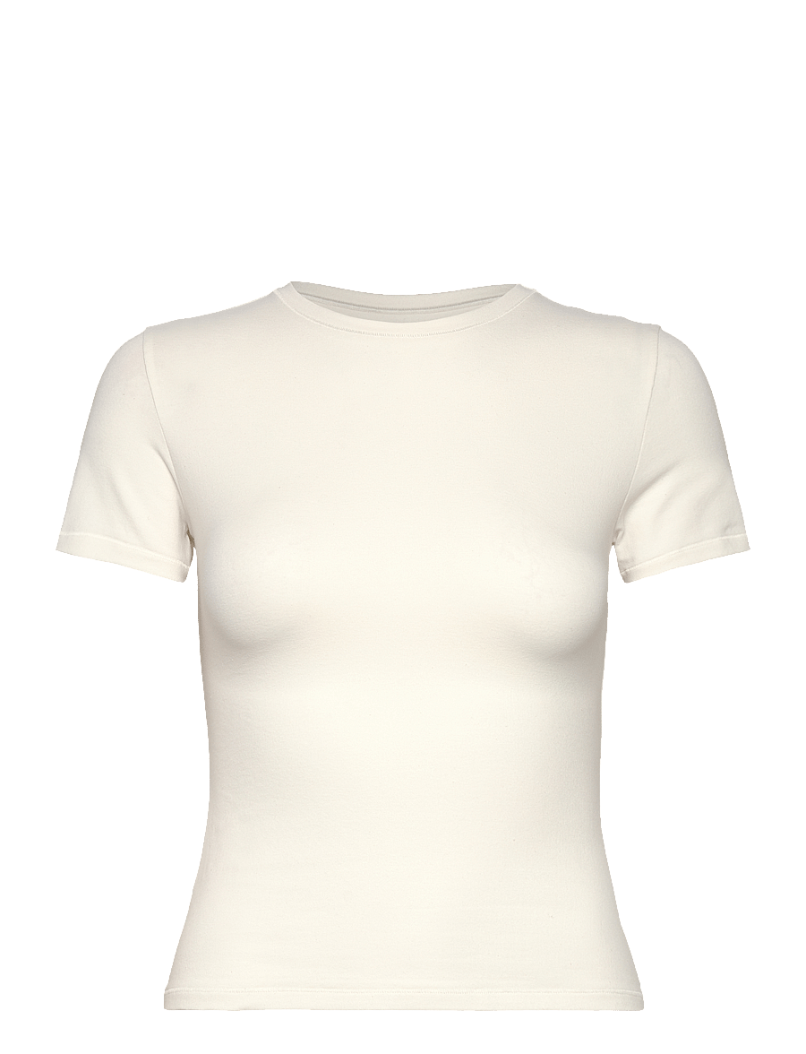 Organic Basics - Flex Tee - t-skjorter - off white - 1