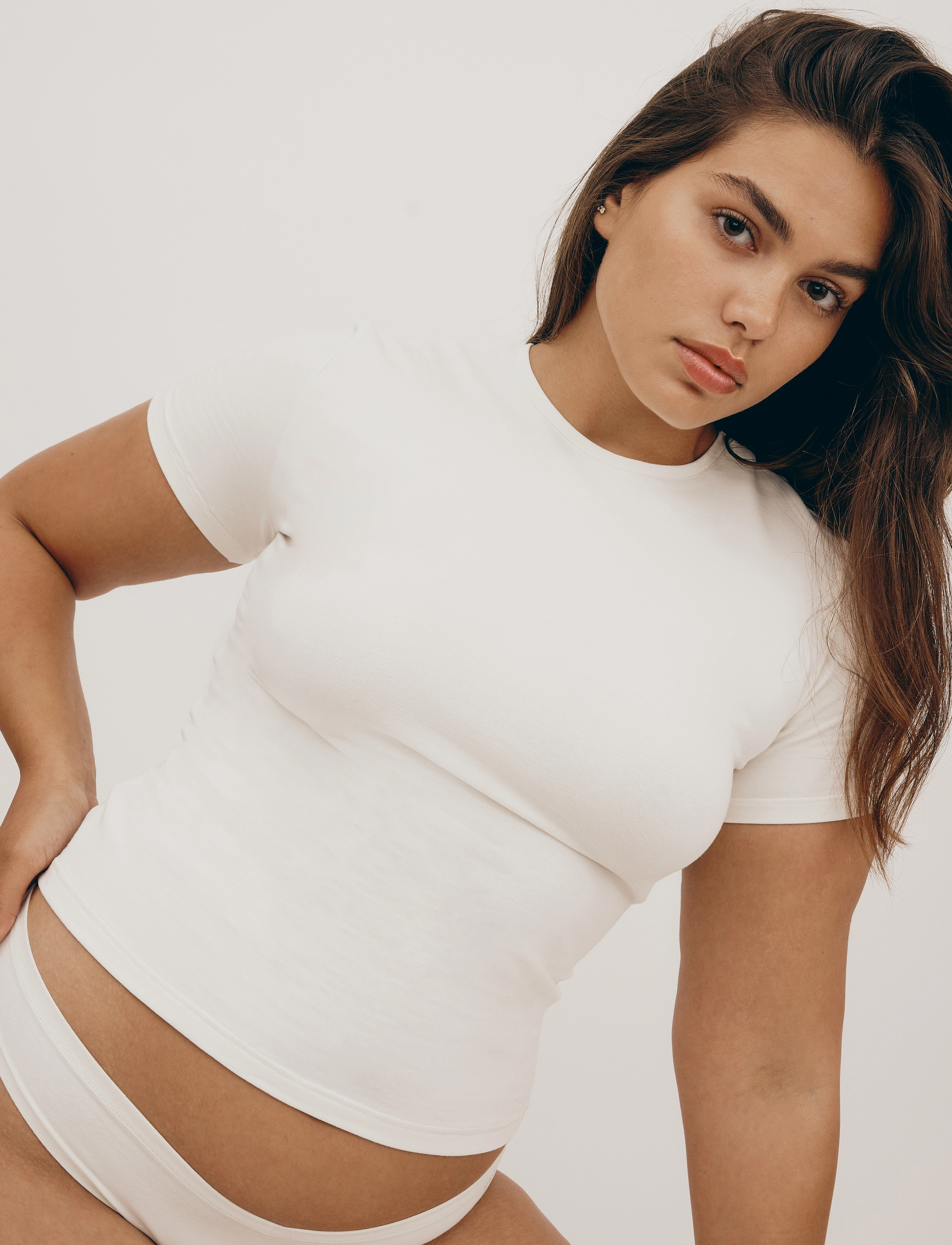Organic Basics Flex Tee t-shirts dam – bild 3