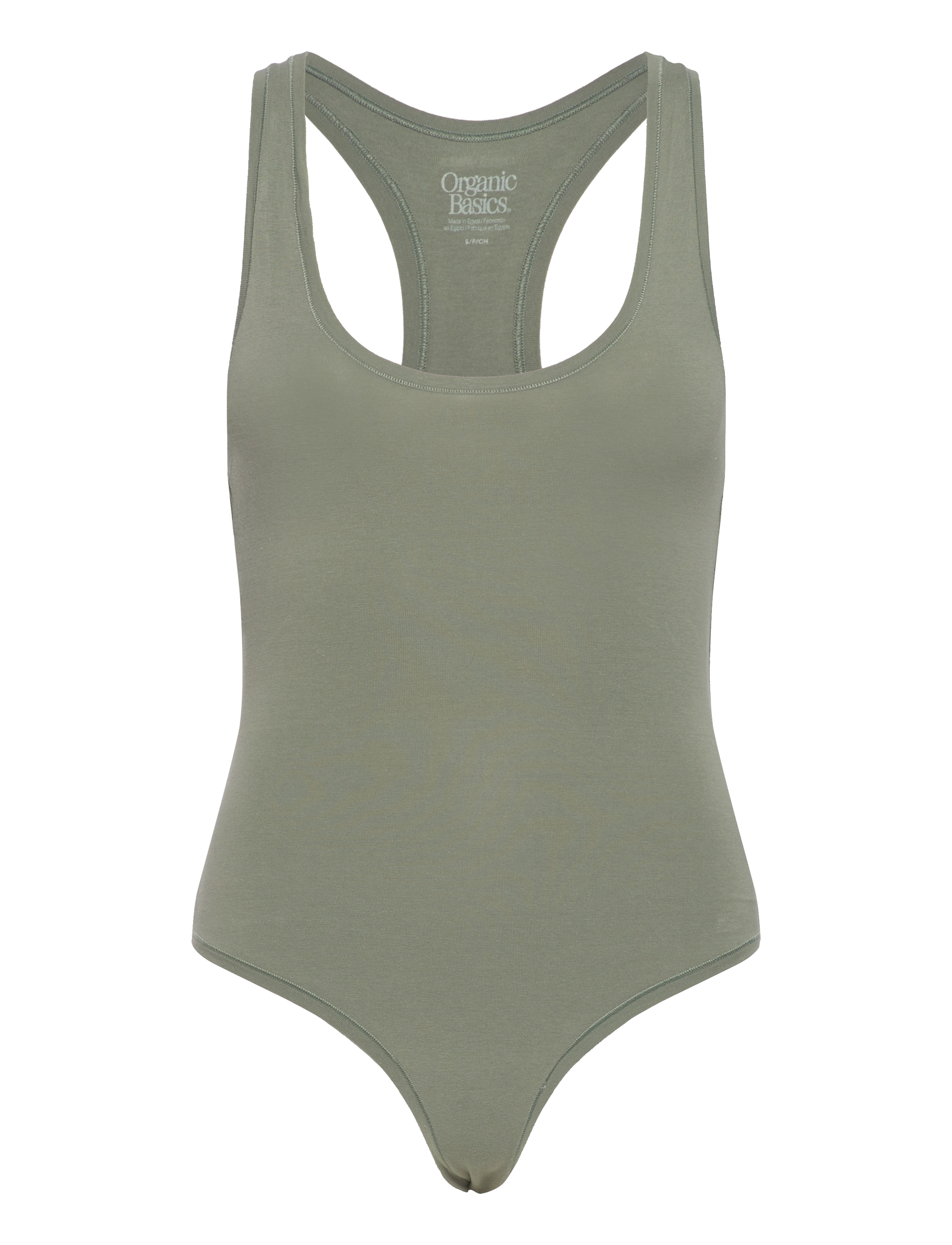 Organic Basics Flex Bodysuit - Bodies & Slips - SEAWEED / green