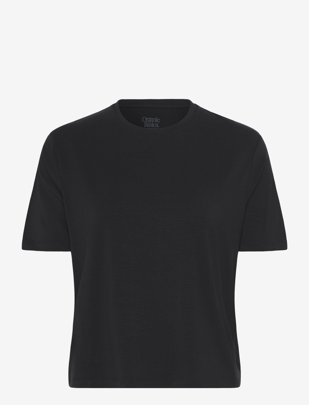 Organic Basics - Soft Touch Boxy Tee - laveste priser - black - 0