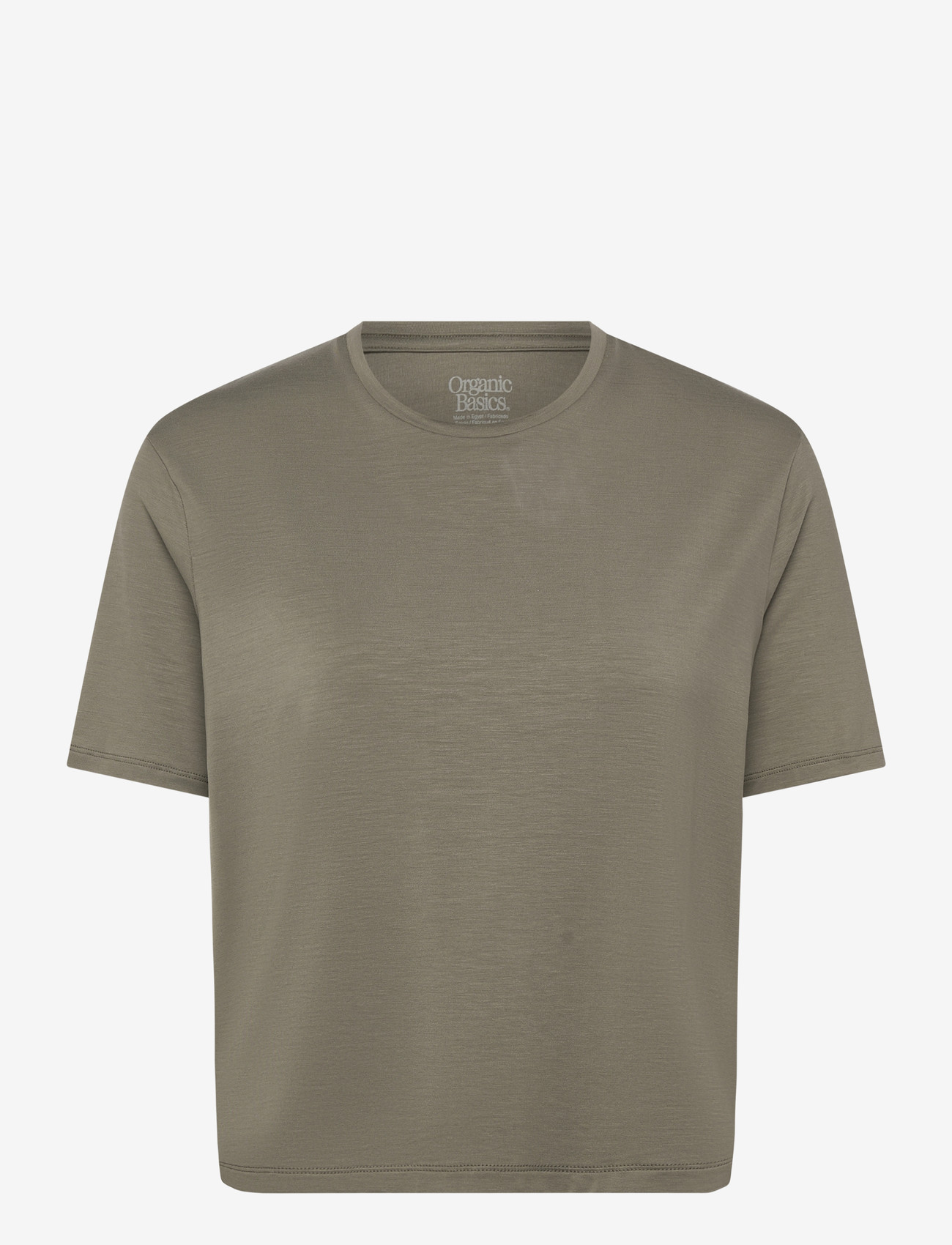 Organic Basics - Soft Touch Boxy Tee - laveste priser - thyme - 0