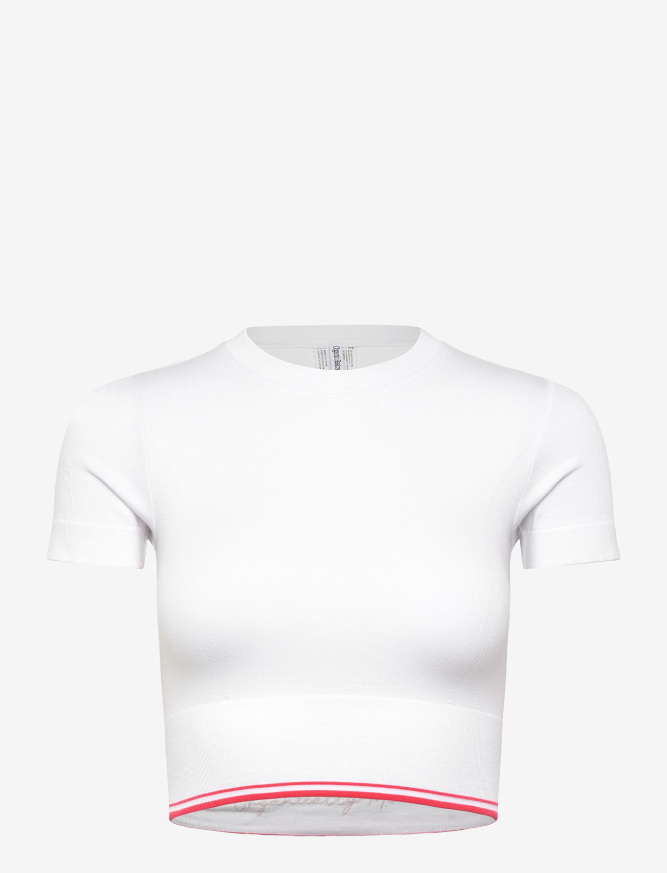 Organic Basics - Luxe Touch Crop Tee - laveste priser - white - 0
