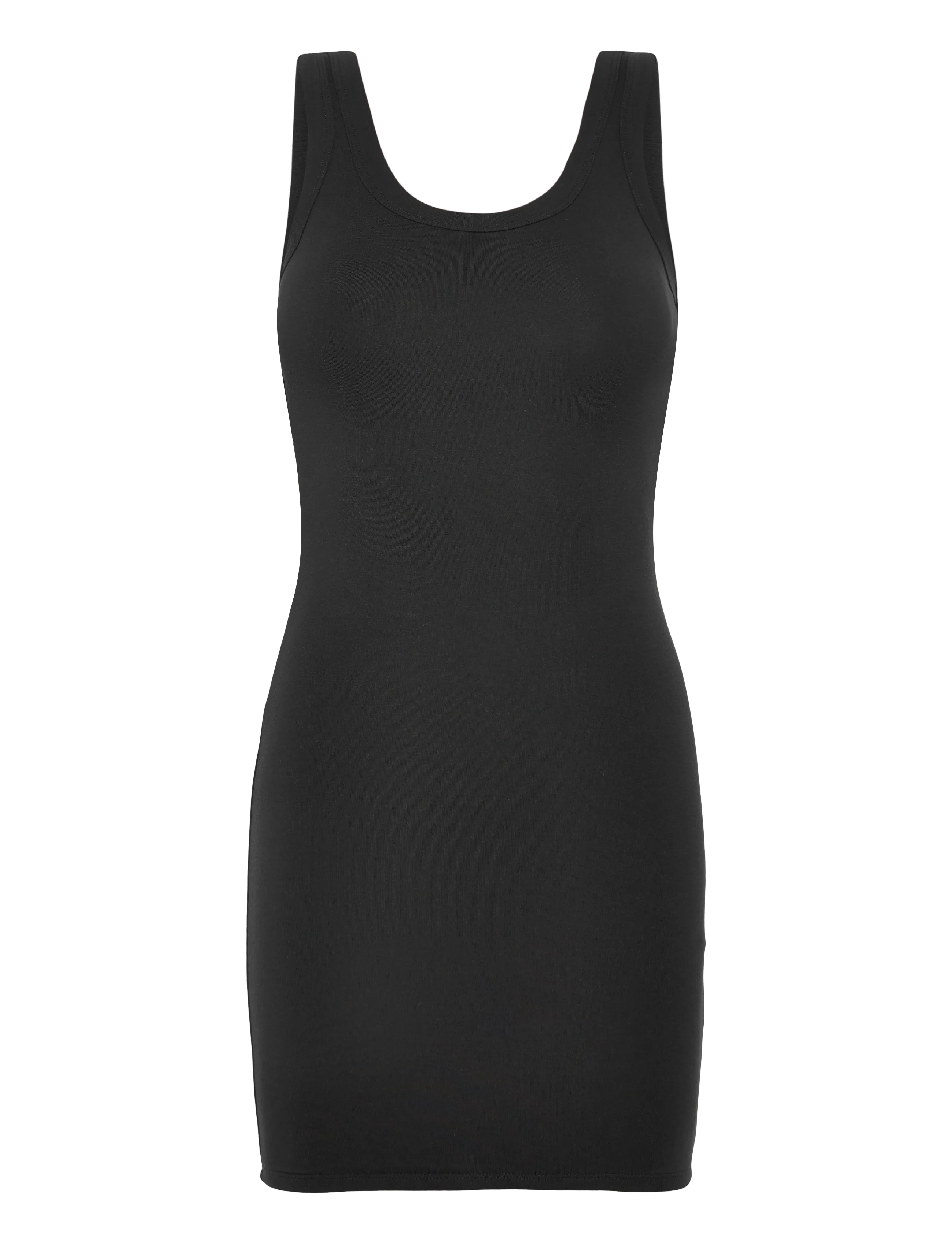 Organic Basics Flex Mini Dress - Nachthemden - BLACK / black