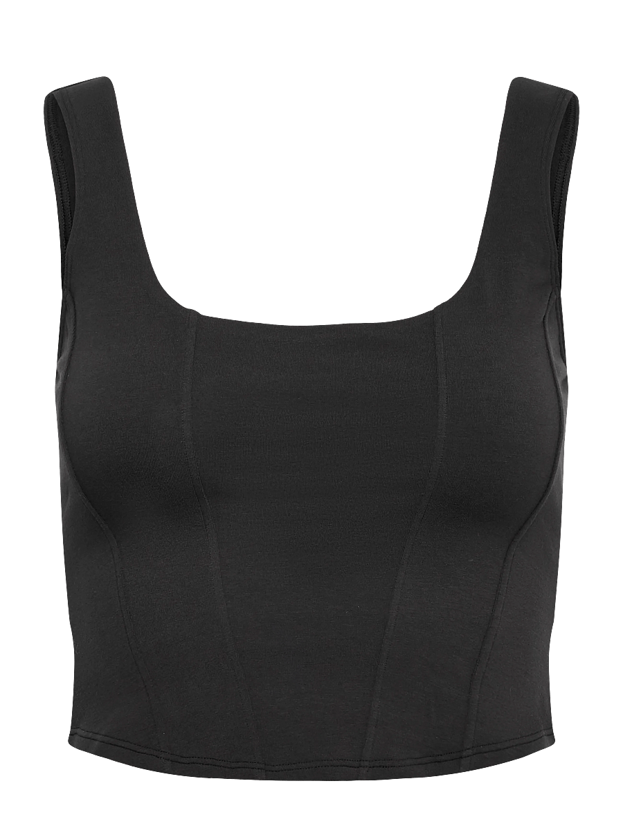 Organic Basics - Flex Corset Top - bralette - black - 0