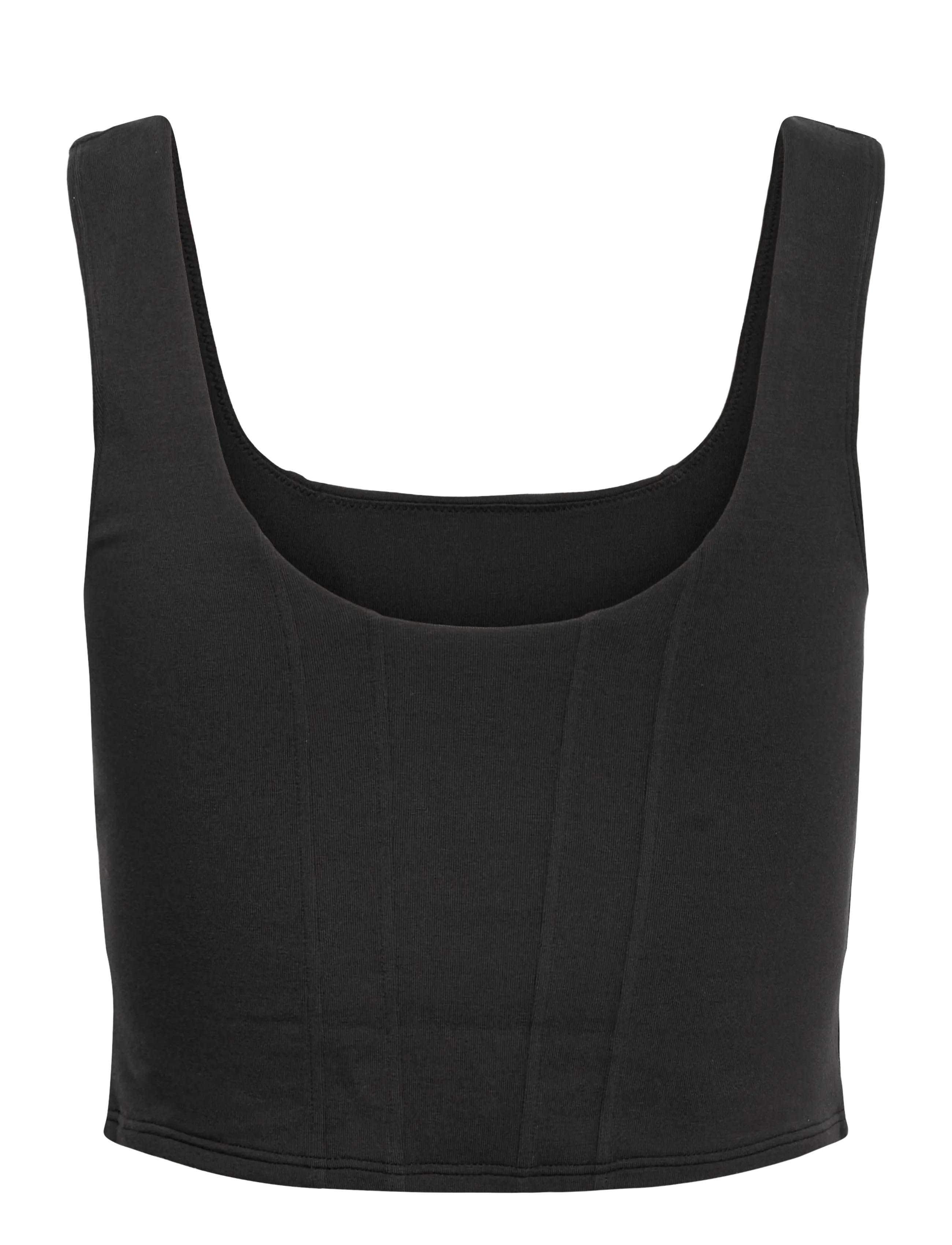 Organic Basics - Flex Corset Top - bralette - black - 1
