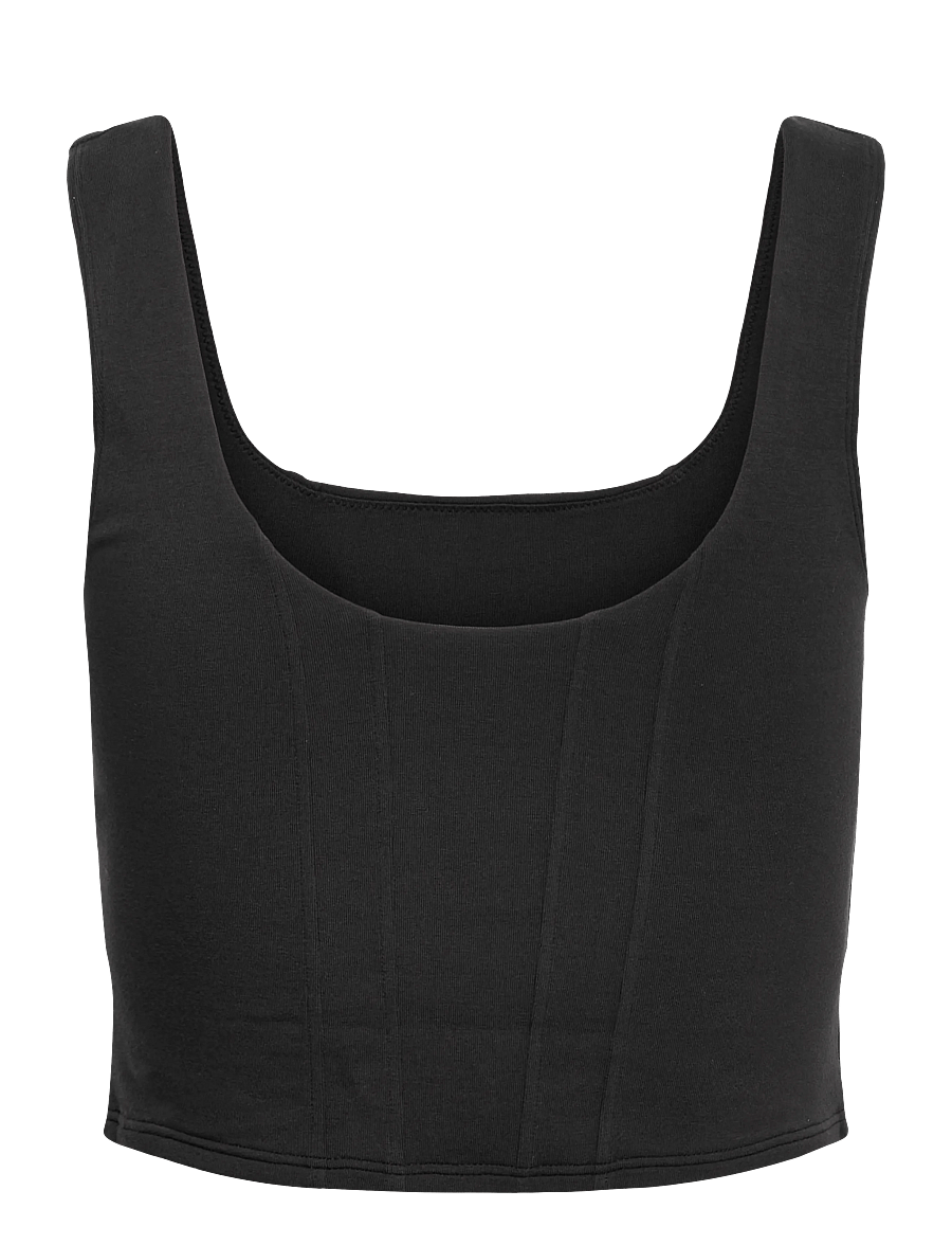 Organic Basics - Flex Corset Top - bralette - black - 1