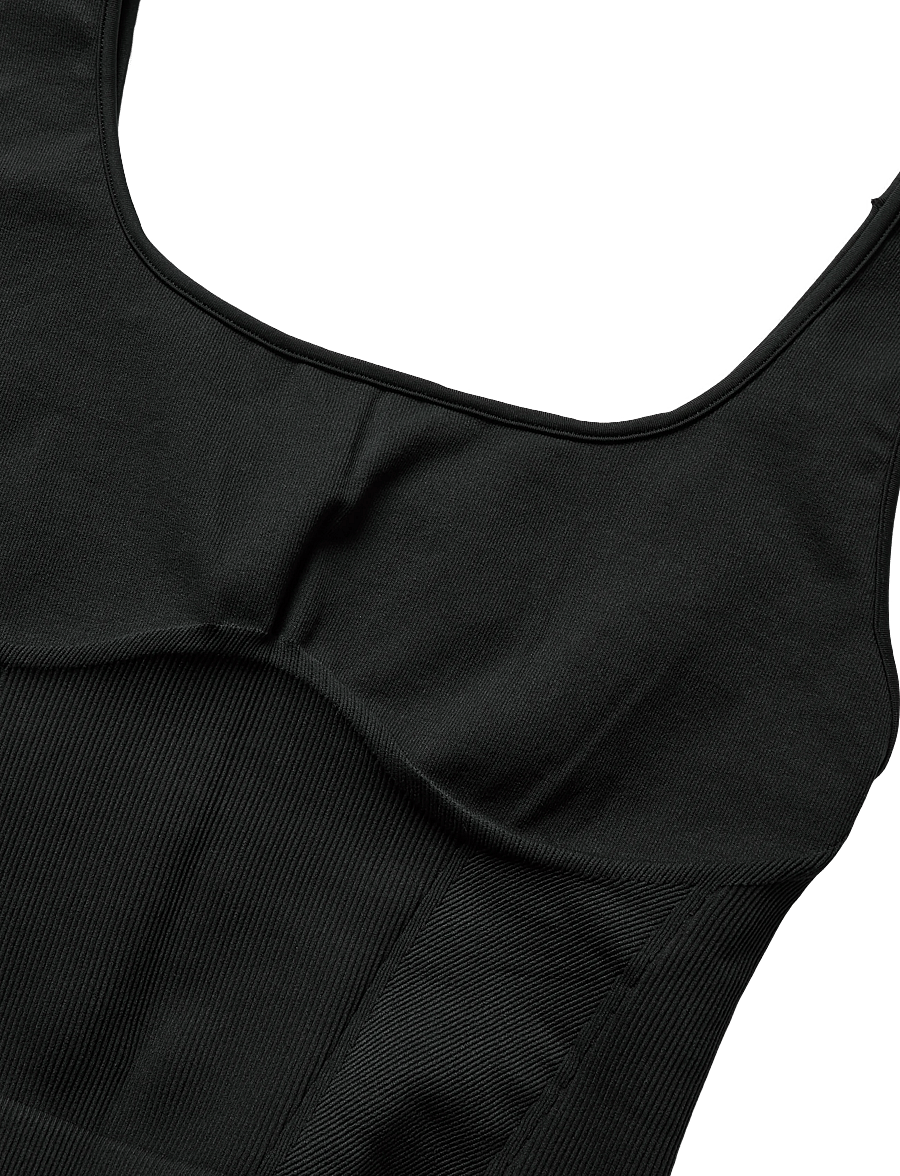 Organic Basics - Smooth Corset Top - bralette - black - 2