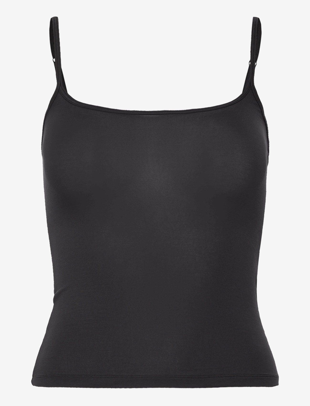 Organic Basics - Soft Touch Veil Cami - topid ja varrukateta alussärgid - black - 0