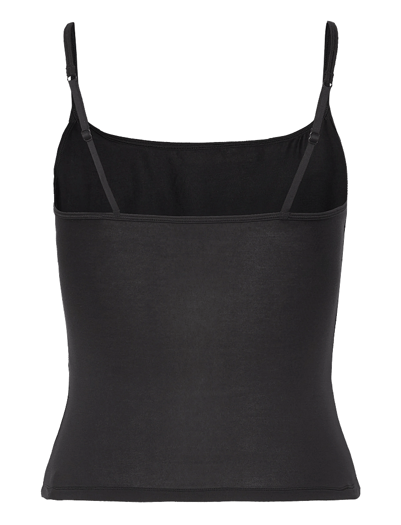 Organic Basics - Soft Touch Veil Cami - tanktops - black - 1