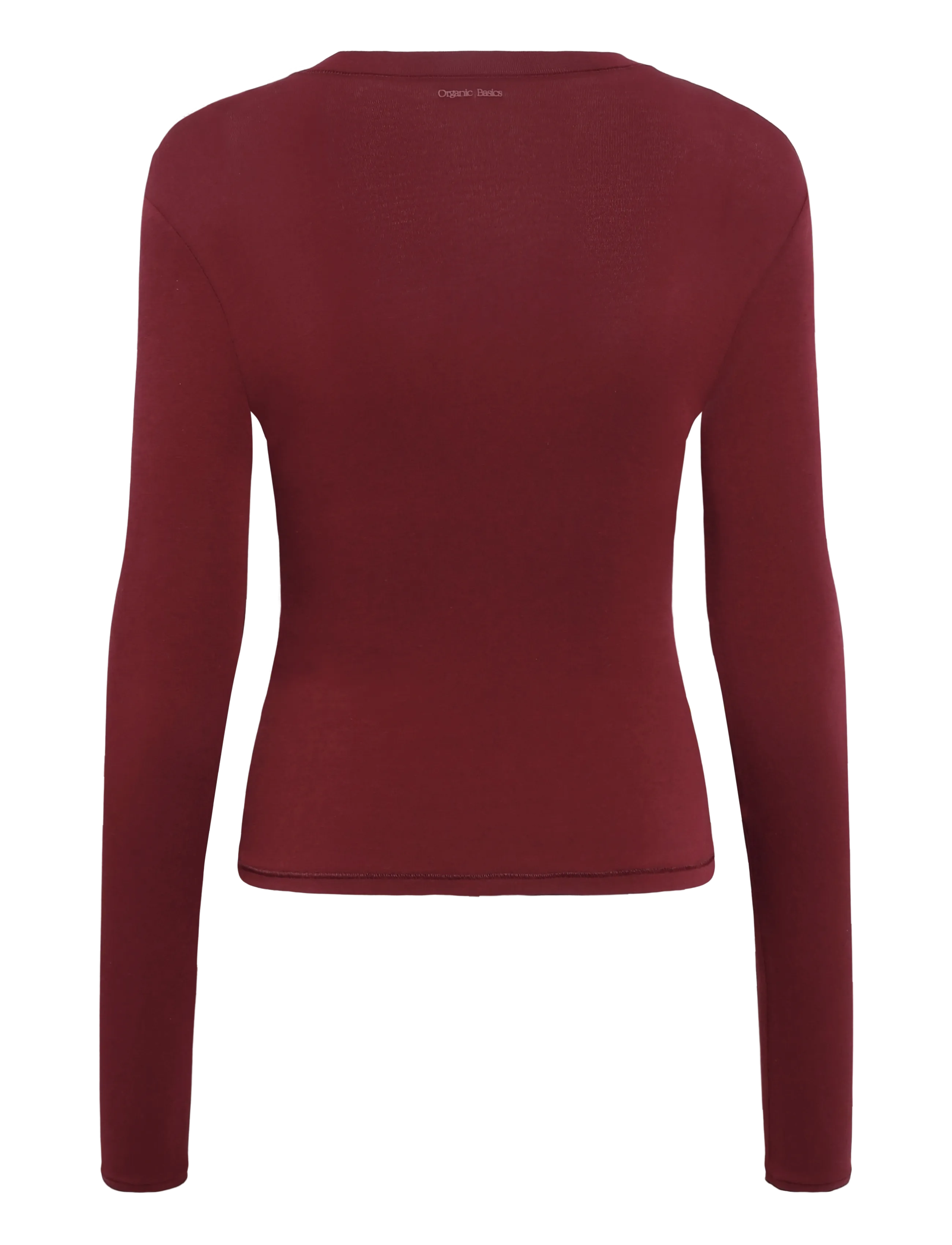 Organic Basics - Flex Long Sleeve Tee - Öö- ja puhkerõivad - cranberry - 1