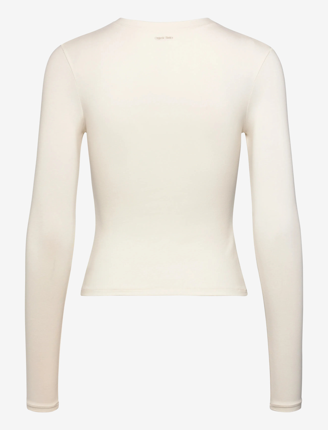 Organic Basics - Flex Long Sleeve Tee - sov- & loungeplagg - off white - 2