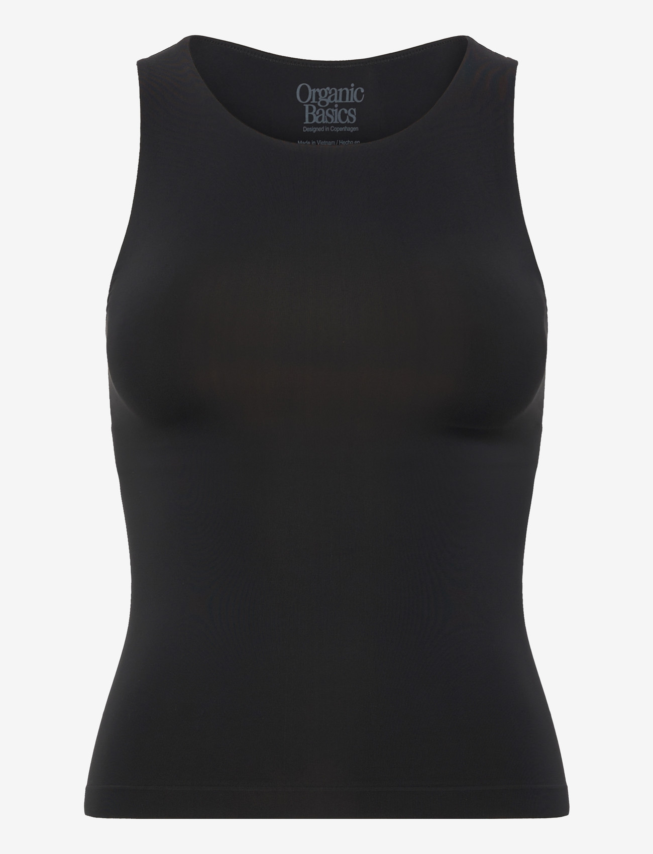 Organic Basics - Smooth Tank Top - tank top rinnahoidjad - black - 1