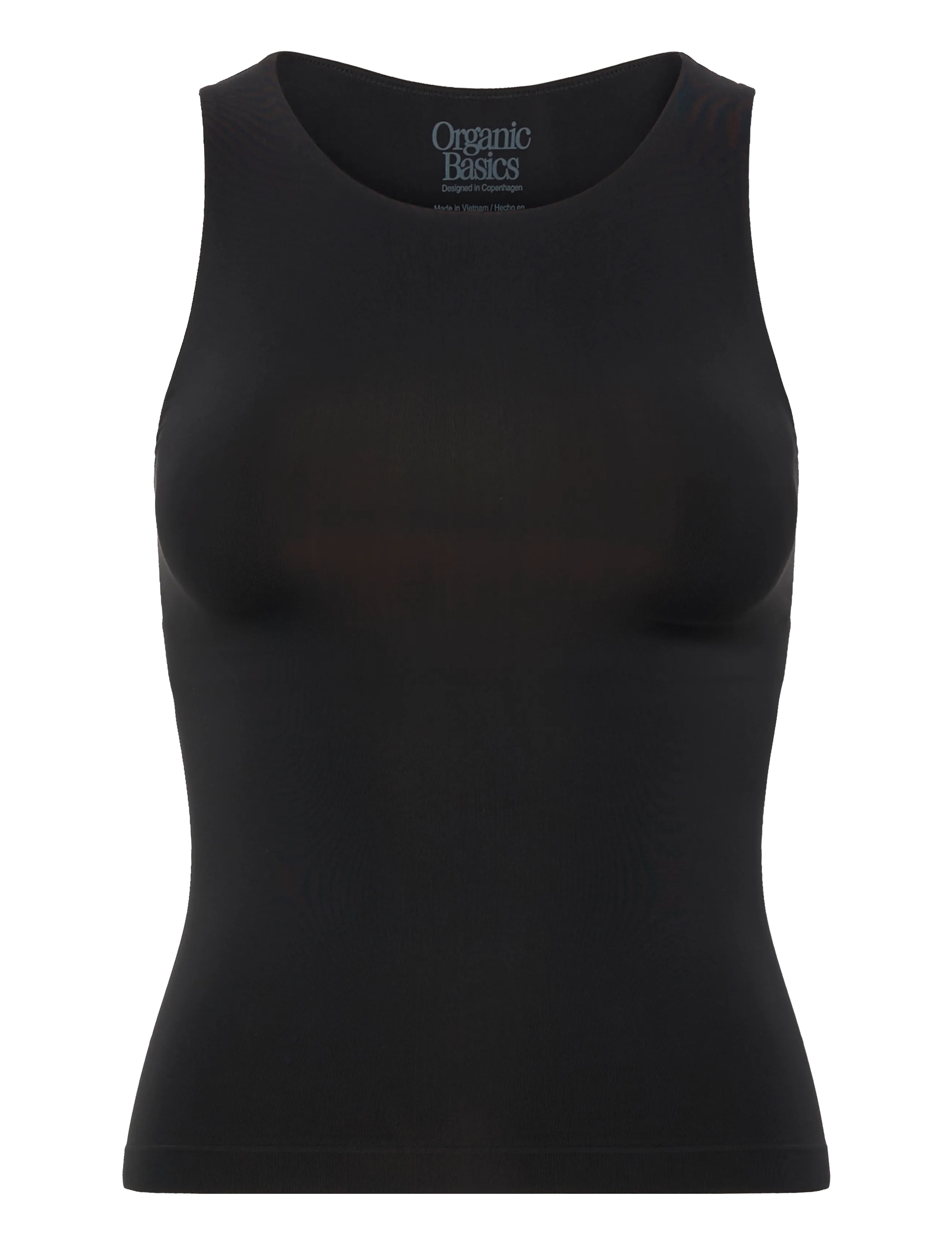 Organic Basics Smooth Tank Top - Voir tout - BLACK / black