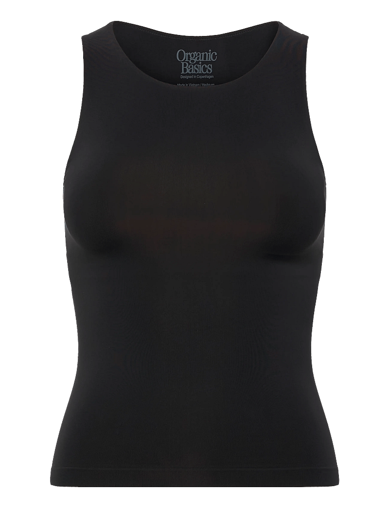 Organic Basics - Smooth Tank Top - tank top rinnahoidjad - black - 1
