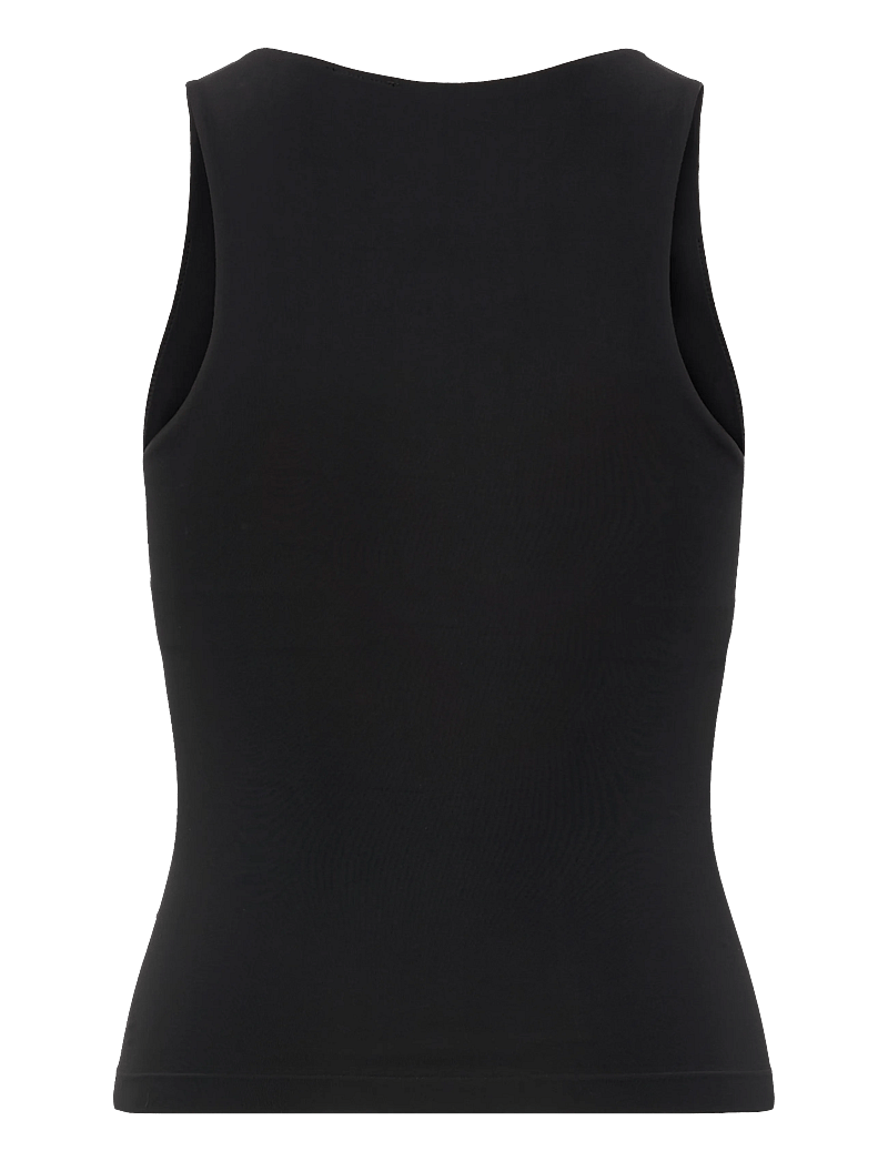 Organic Basics - Smooth Tank Top - tank top rinnahoidjad - black - 2