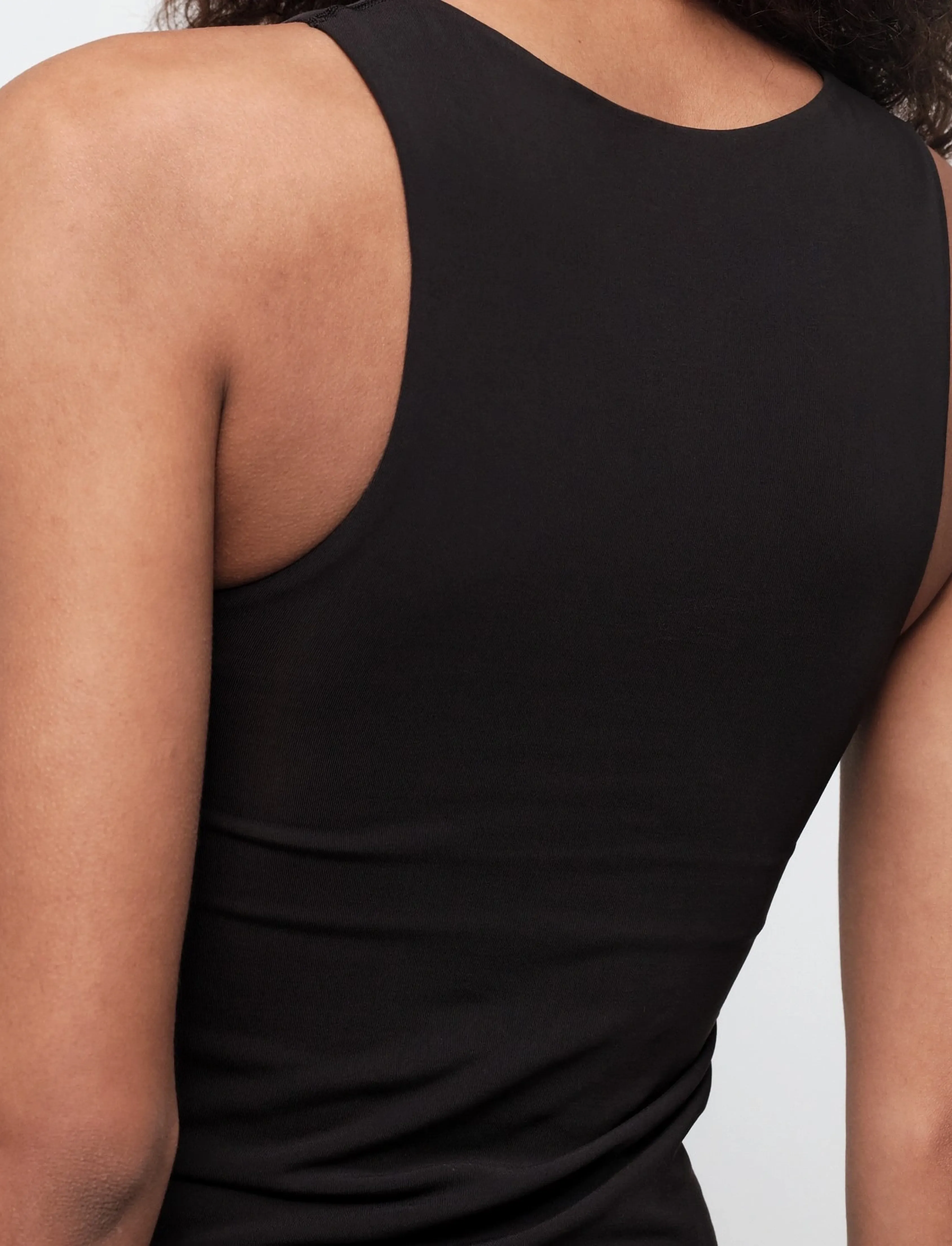 Organic Basics - Smooth Tank Top - brassières - black - 4