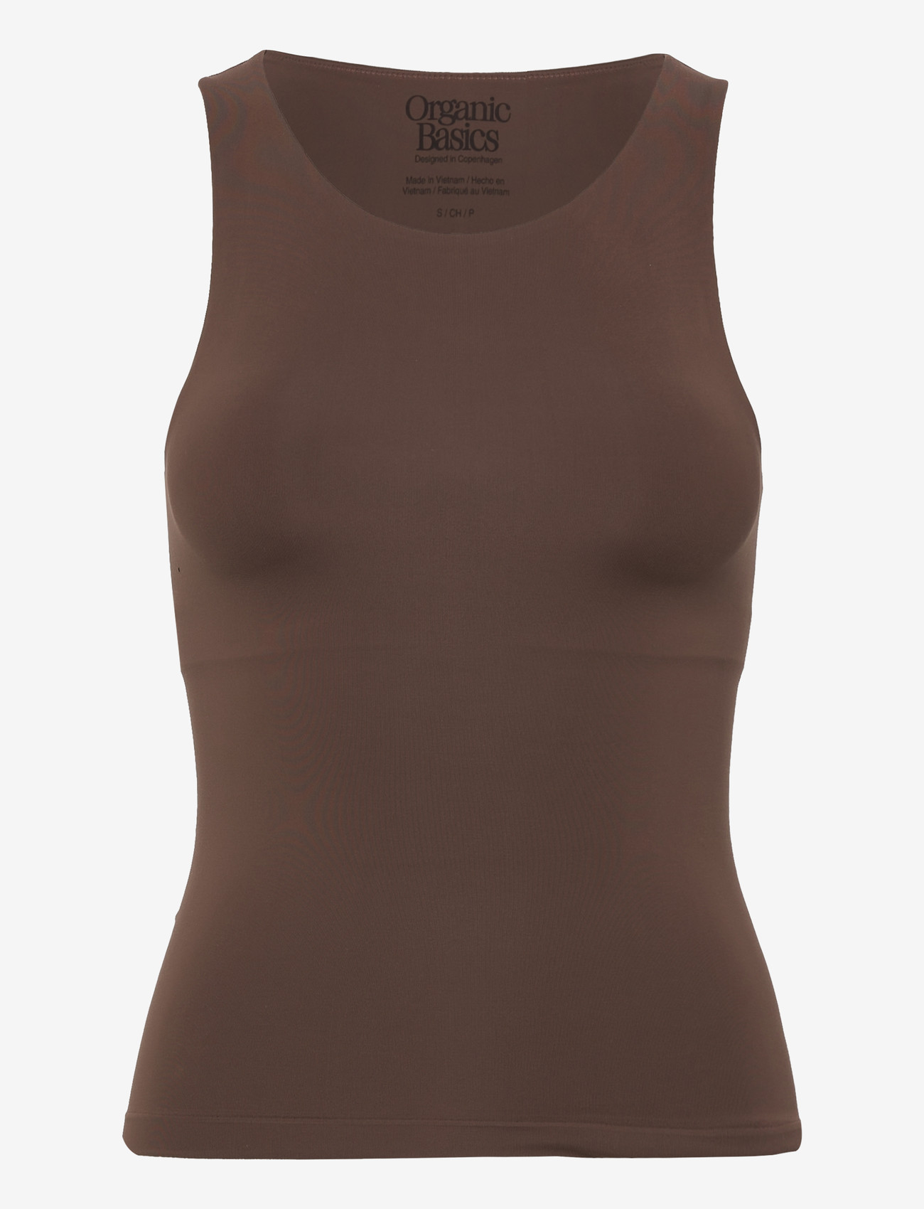 Organic Basics - Smooth Tank Top - tank top-bh'er - walnut - 1