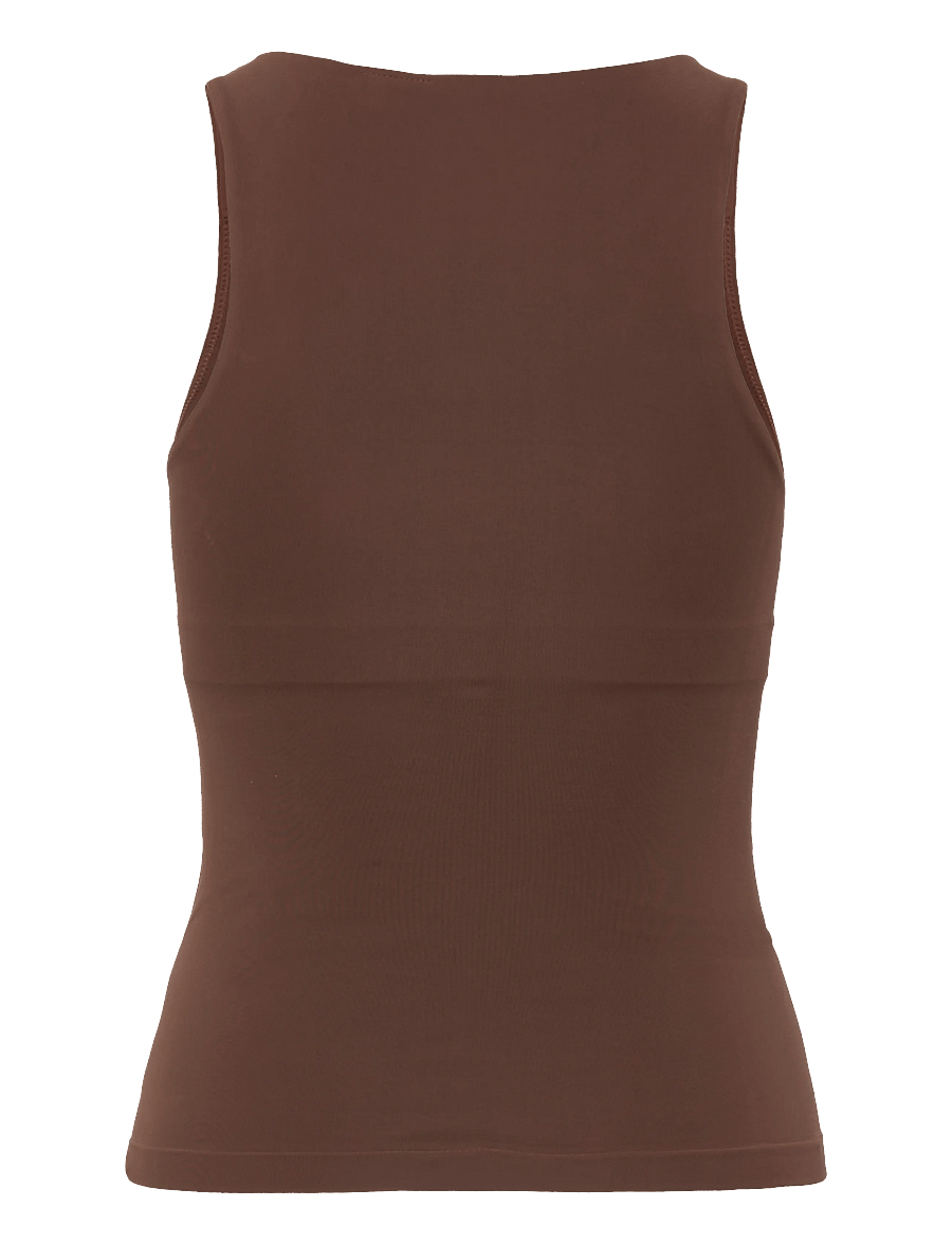 Organic Basics - Smooth Tank Top - tank-top-bhs - walnut - 2