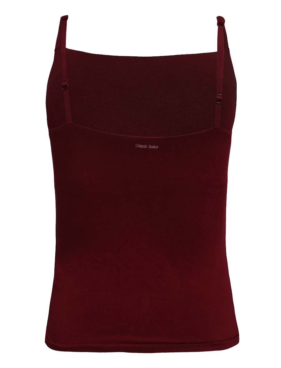Organic Basics - Flex Cami - cranberry - 2