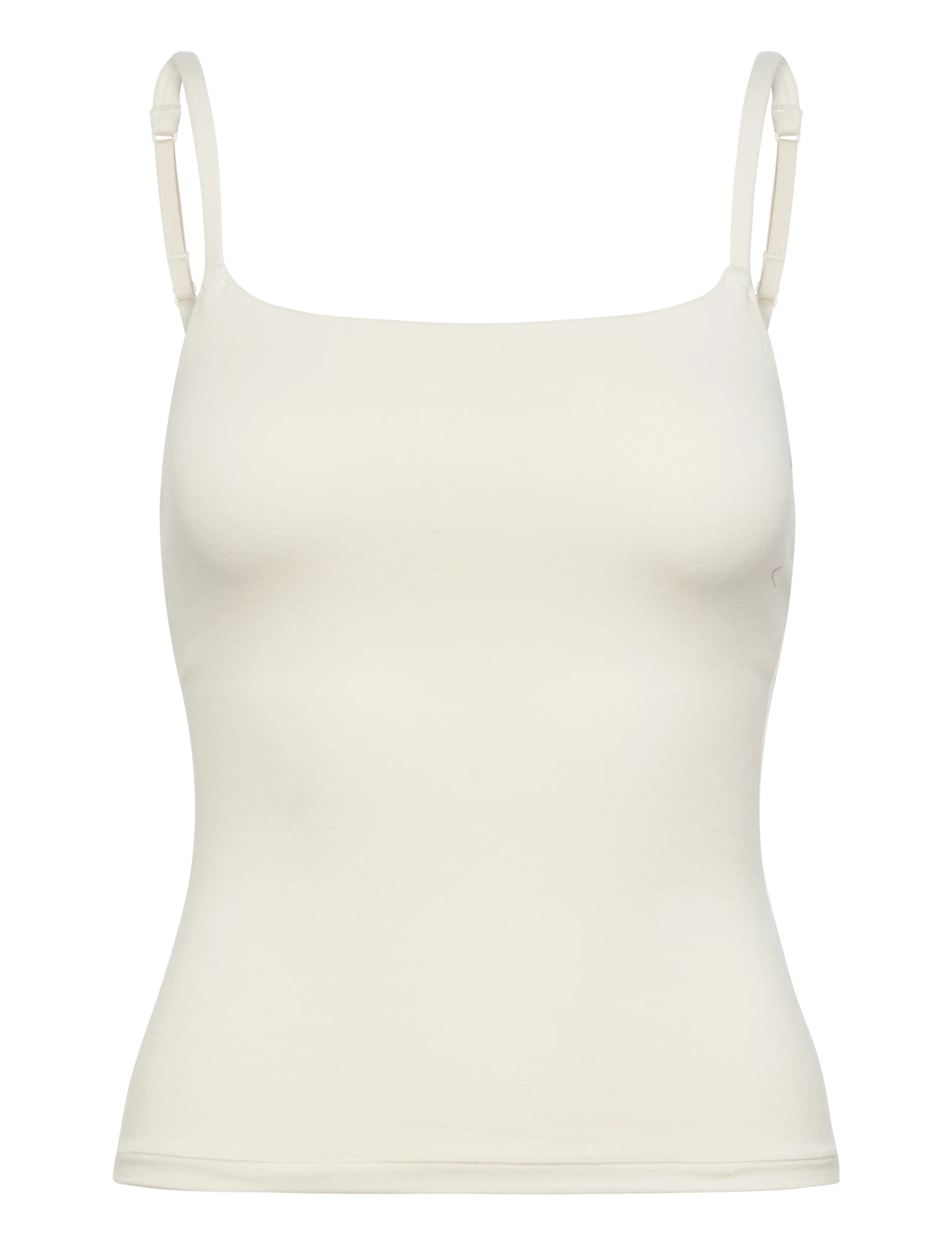 Organic Basics Flex Cami - BH-er - OFF WHITE / cream