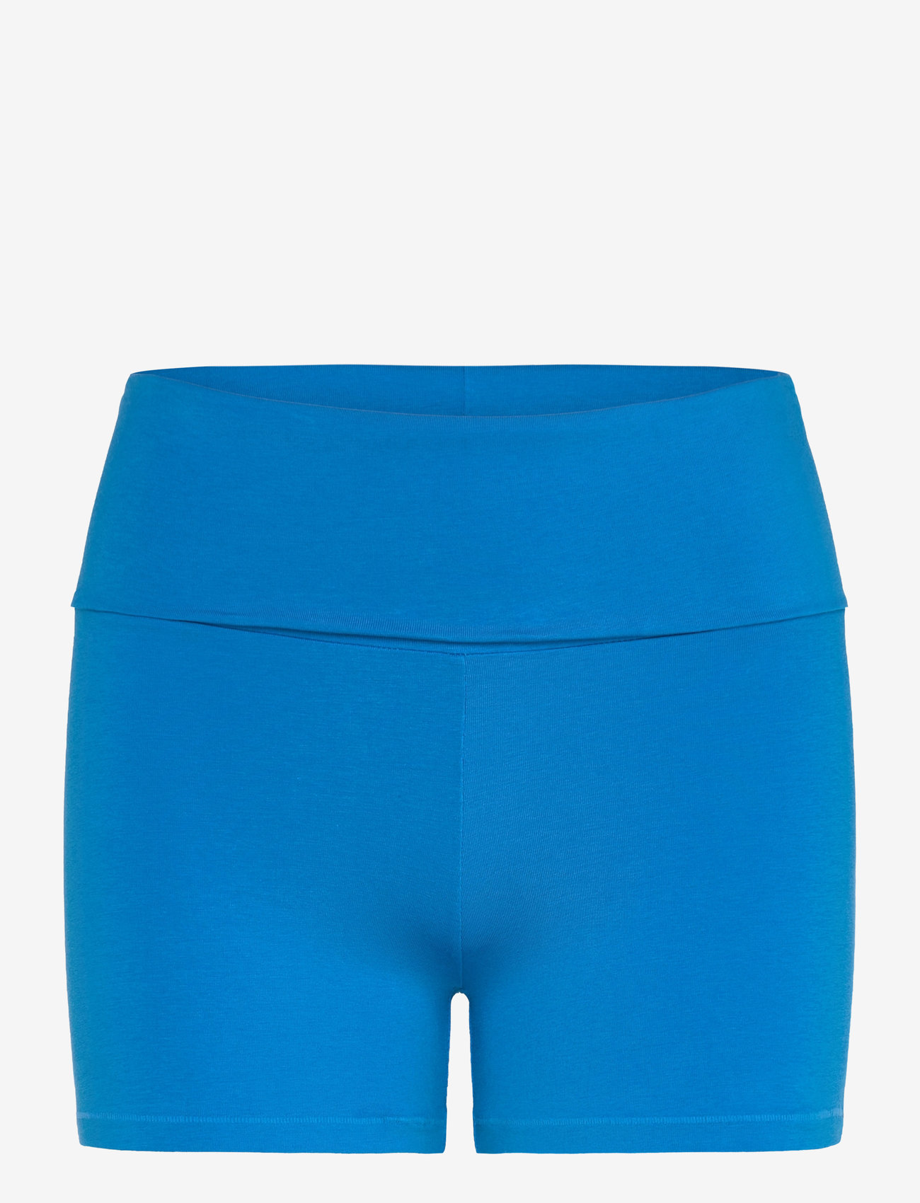 Organic Basics - Flex Foldover Shorts - shorts - azure blue - 1