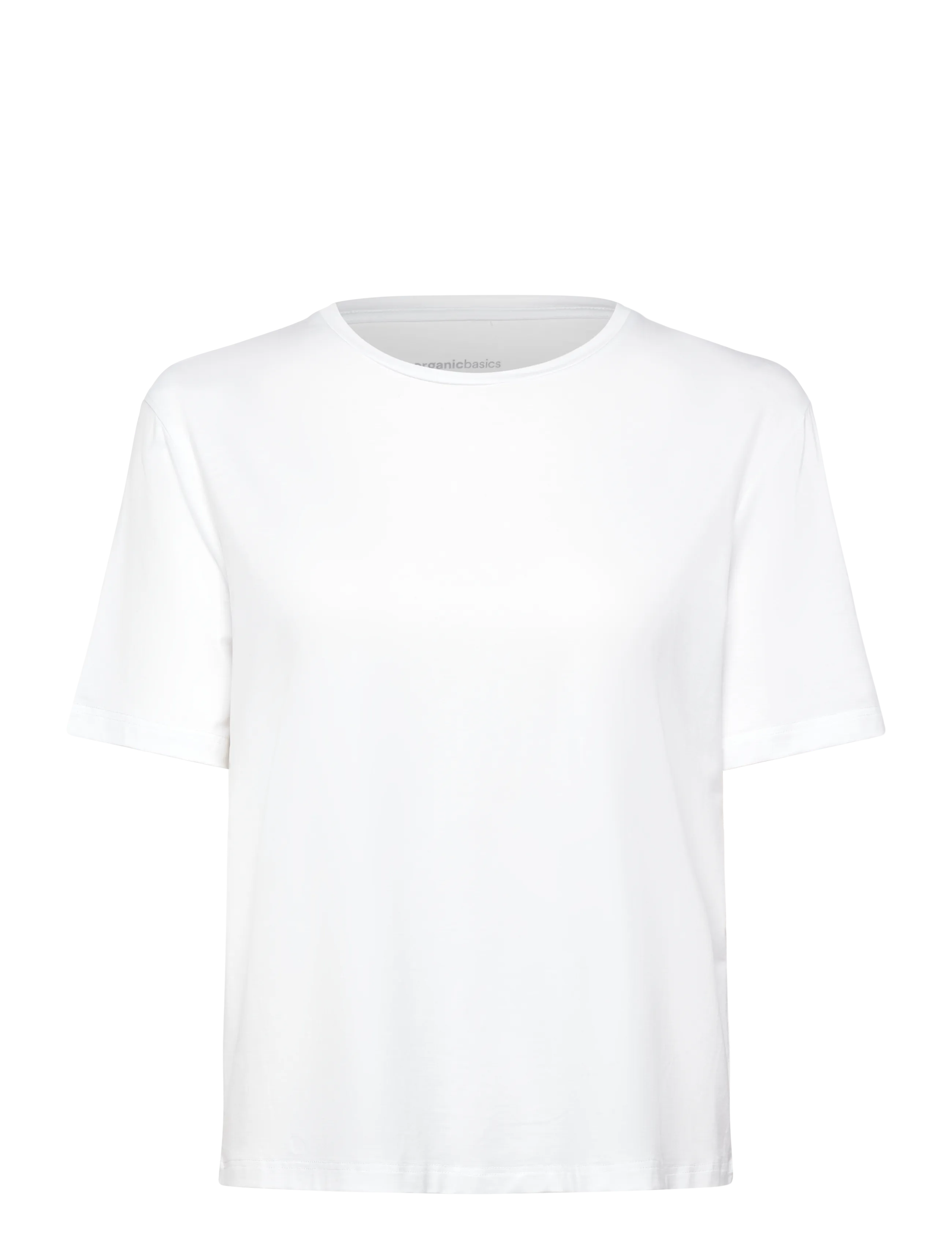Organic Basics Soft Touch Tee - Organic Basics - WHITE / white