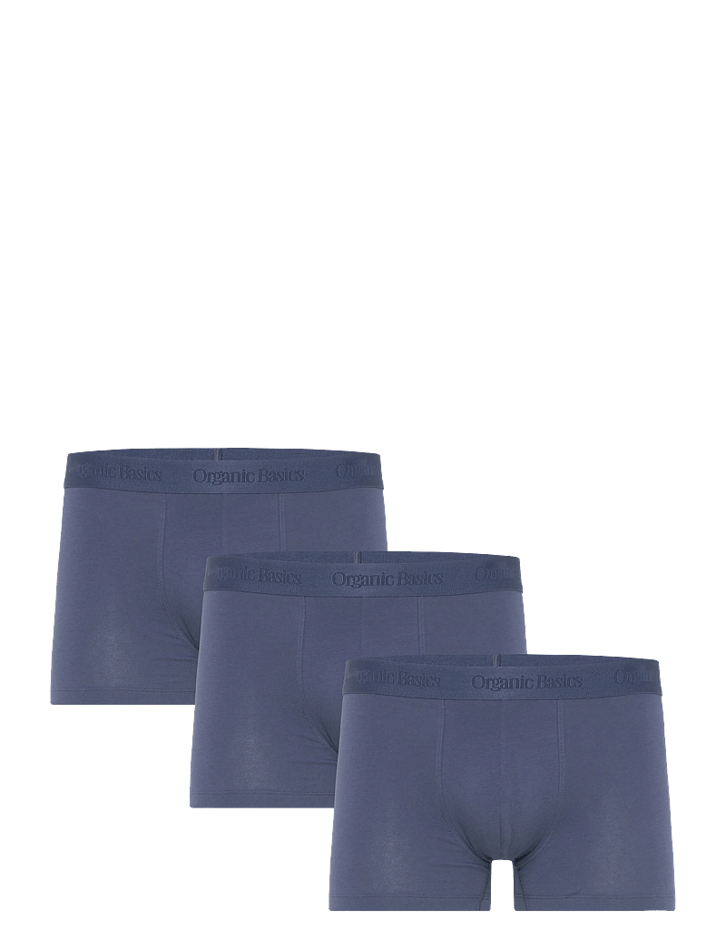 Organic Basics - Core Trunks 3-Pack - boxerkalsonger - midnight blue / midnight blue / midnight blue - 1