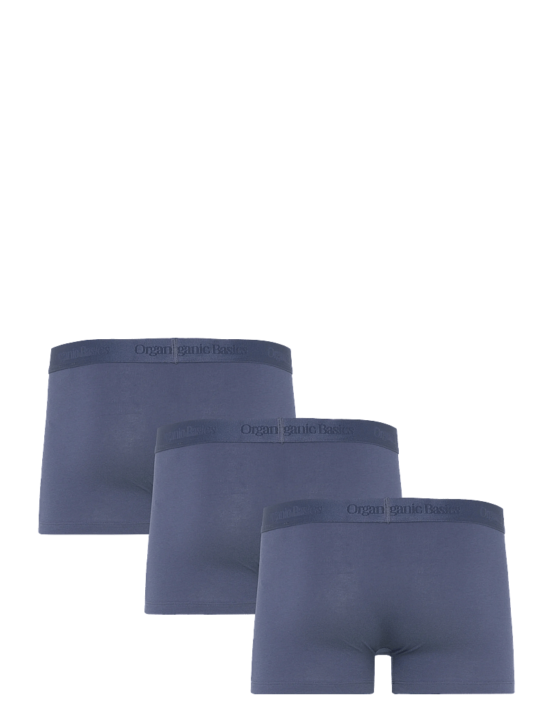 Organic Basics - Core Trunks 3-Pack - boxerkalsonger - midnight blue / midnight blue / midnight blue - 3