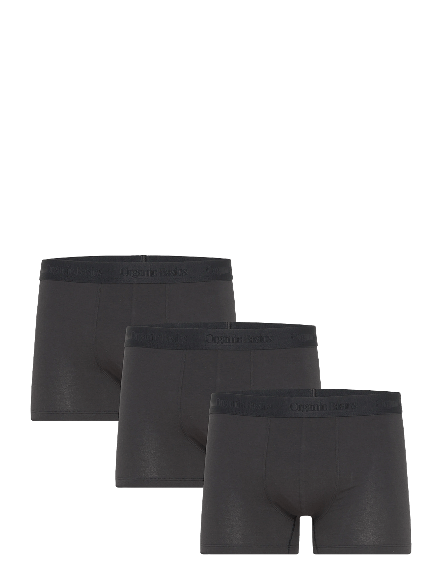 Organic Basics - Core Trunks 3-Pack - boxer briefs - black / black / black - 1