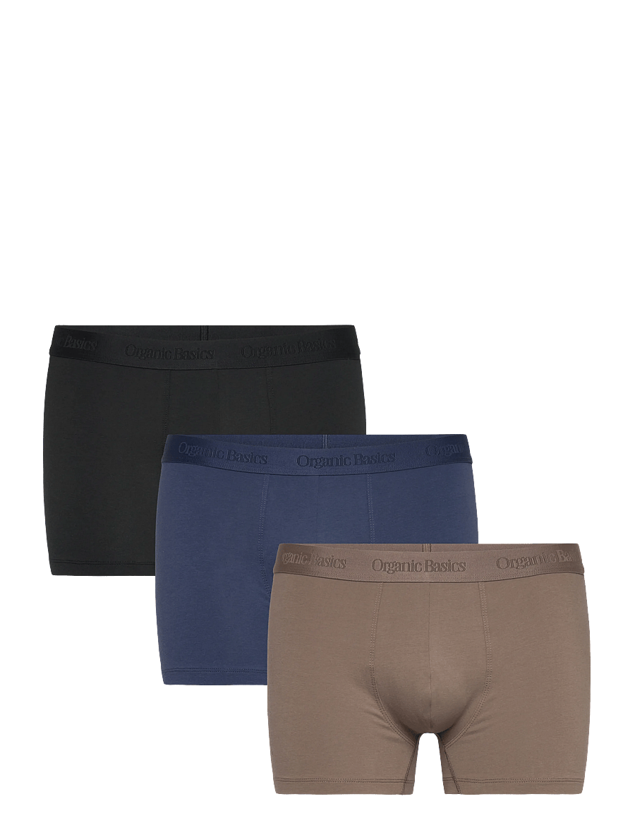 Organic Basics - Core Trunks 3-Pack - multipack underbukser - black / shadow / storm - 0