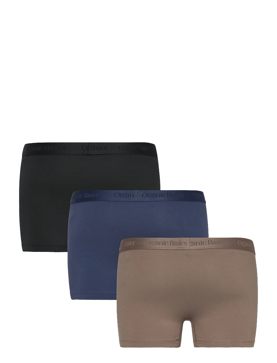 Organic Basics - Core Trunks 3-Pack - multipack underpants - black / shadow / storm - 1