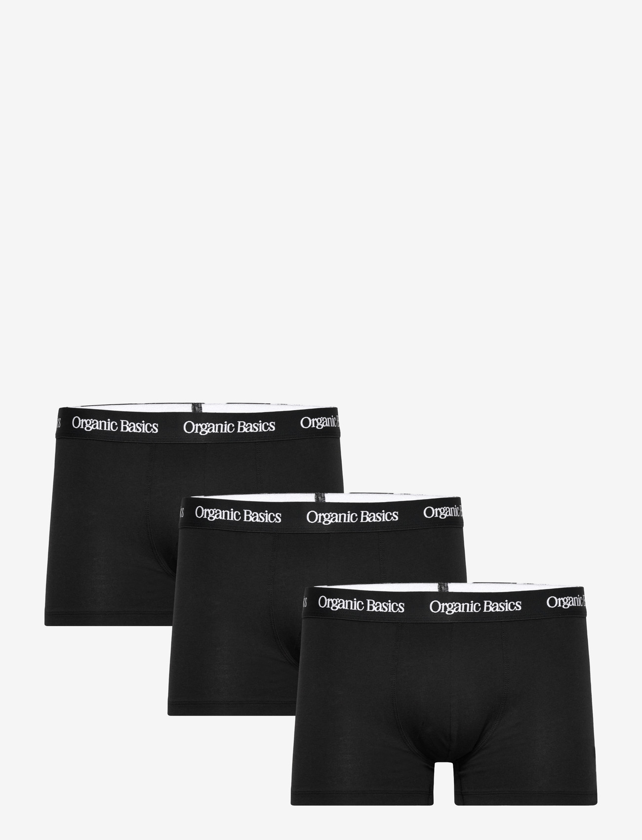 Organic Basics - Core Trunks 3-Pack - laveste priser - black / white - 0