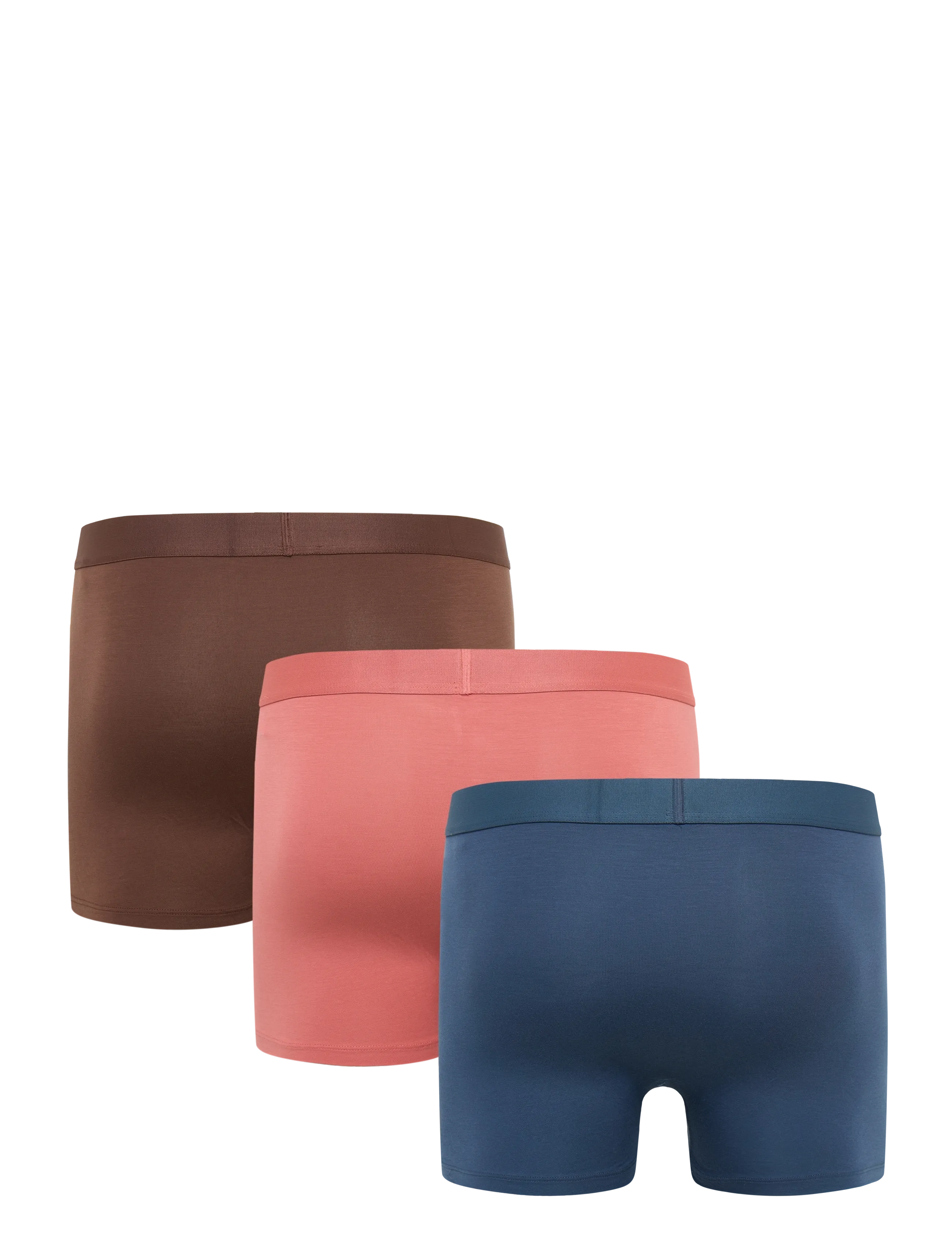 Organic Basics - Premium Trunks 3-pack - bokserid - terracotta / rich brown / midnight blue - 1