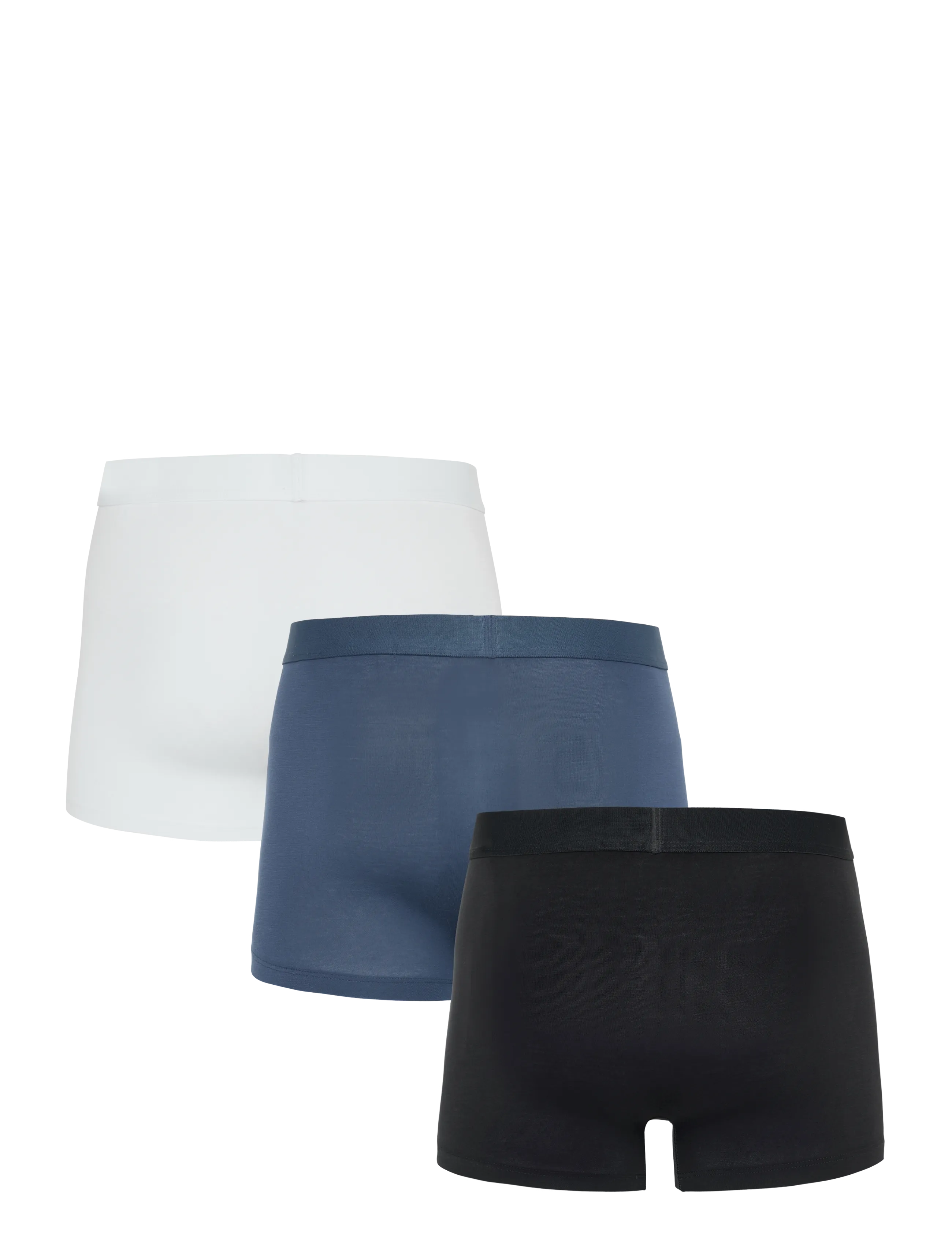 Organic Basics - Premium Trunks 3-pack - boxer briefs - black / white / midnight blue - 1