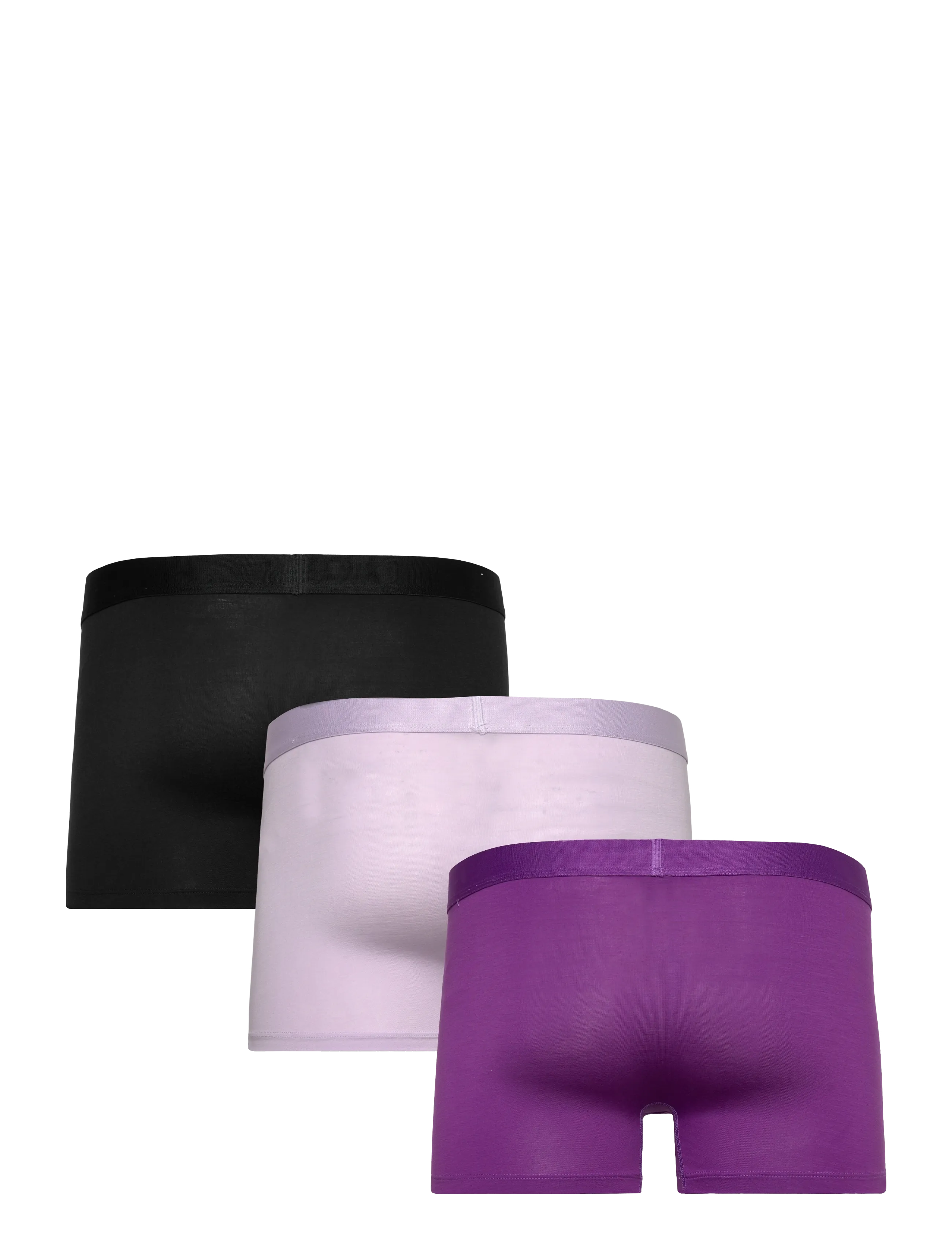 Organic Basics - Premium Trunks 3-pack - boxershorts - aubergine / soft lilac / black - 1