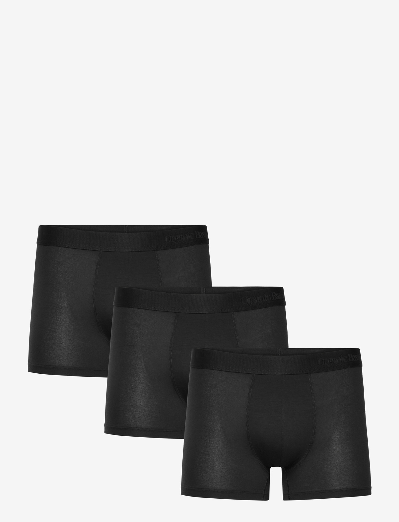 Organic Basics - Premium Trunks 3-pack - bokserid - black / black / black - 0