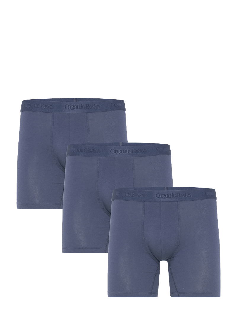 Organic Basics - Core Boxer Briefs 3-Pack - trunks - midnight blue / midnight blue / midnight blue - 1
