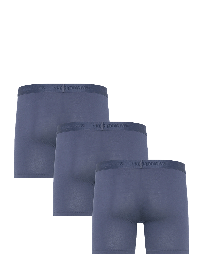 Organic Basics - Core Boxer Briefs 3-Pack - trunks - midnight blue / midnight blue / midnight blue - 3